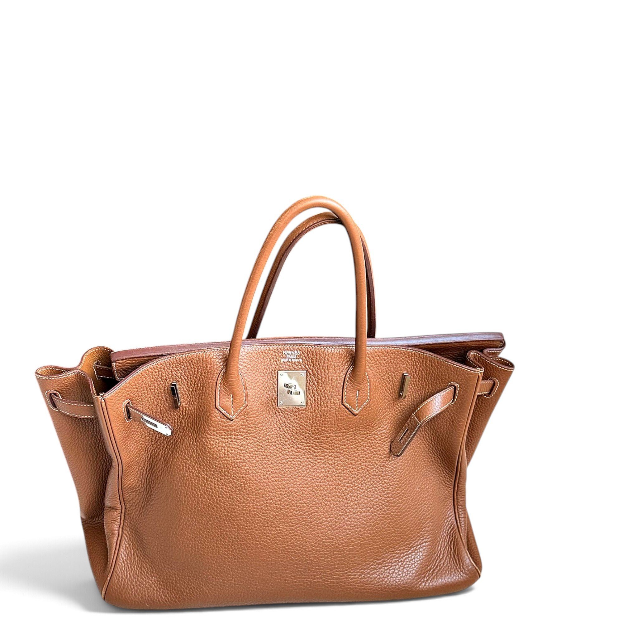 Birkin 40 leather handbag