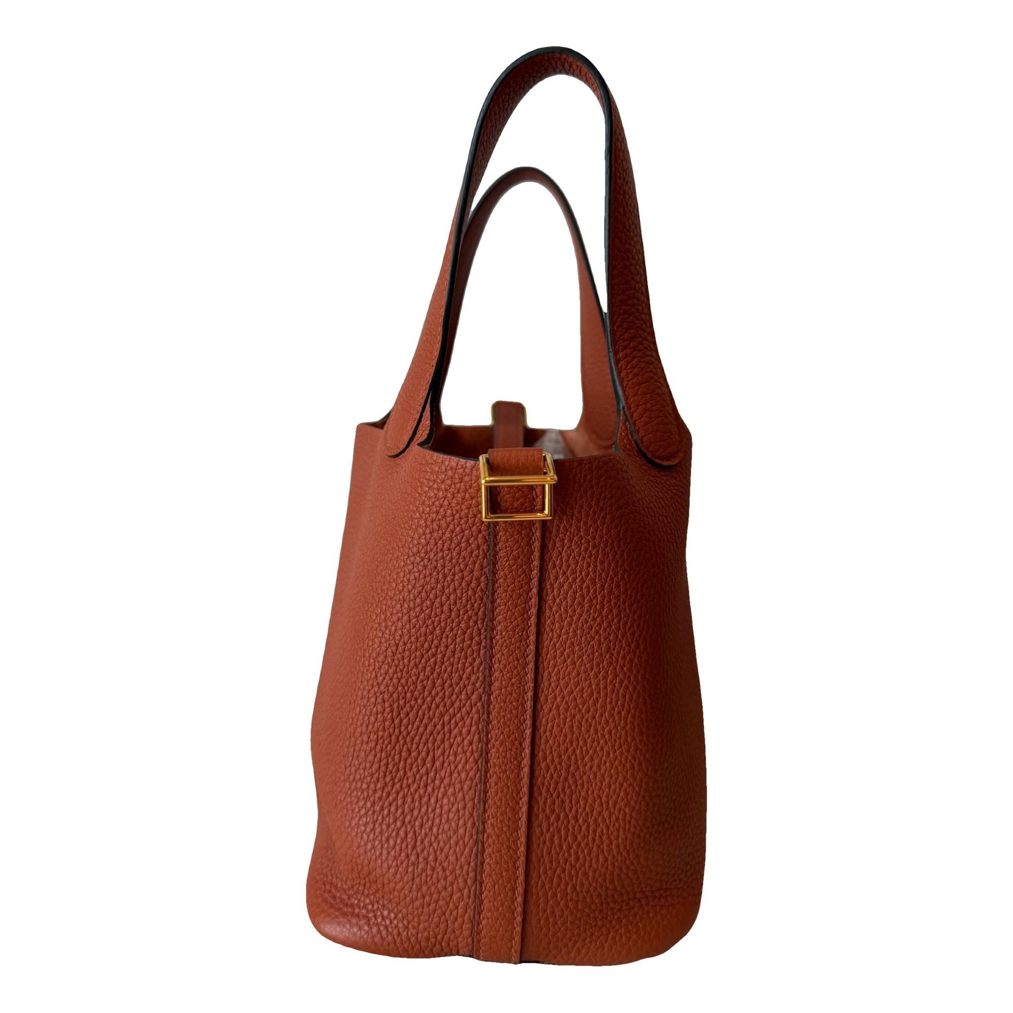Hermes Picotin leather tote
