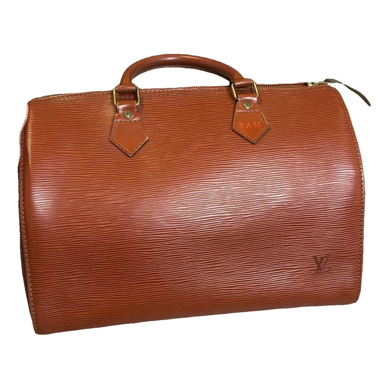 Speedy leather handbag