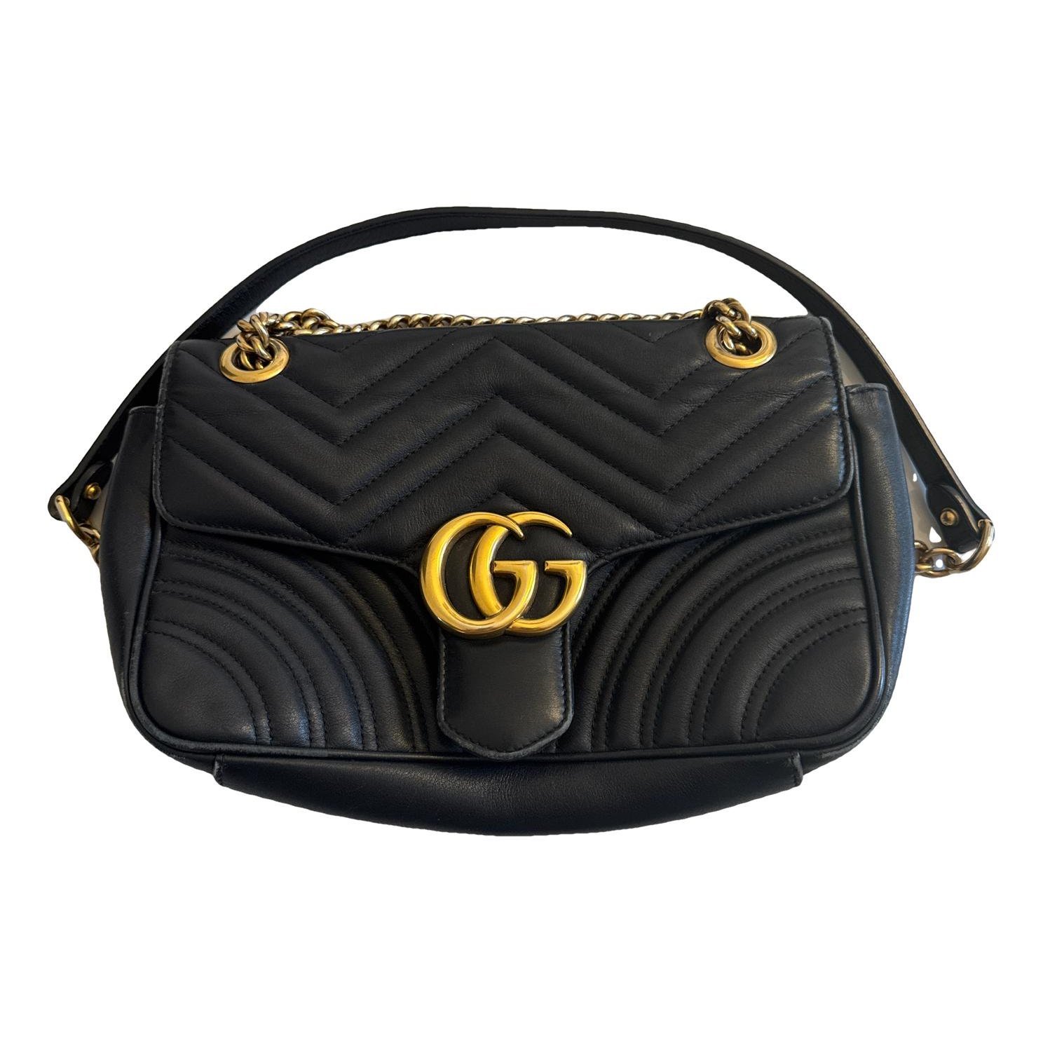 GG Marmont Flap leather crossbody bag