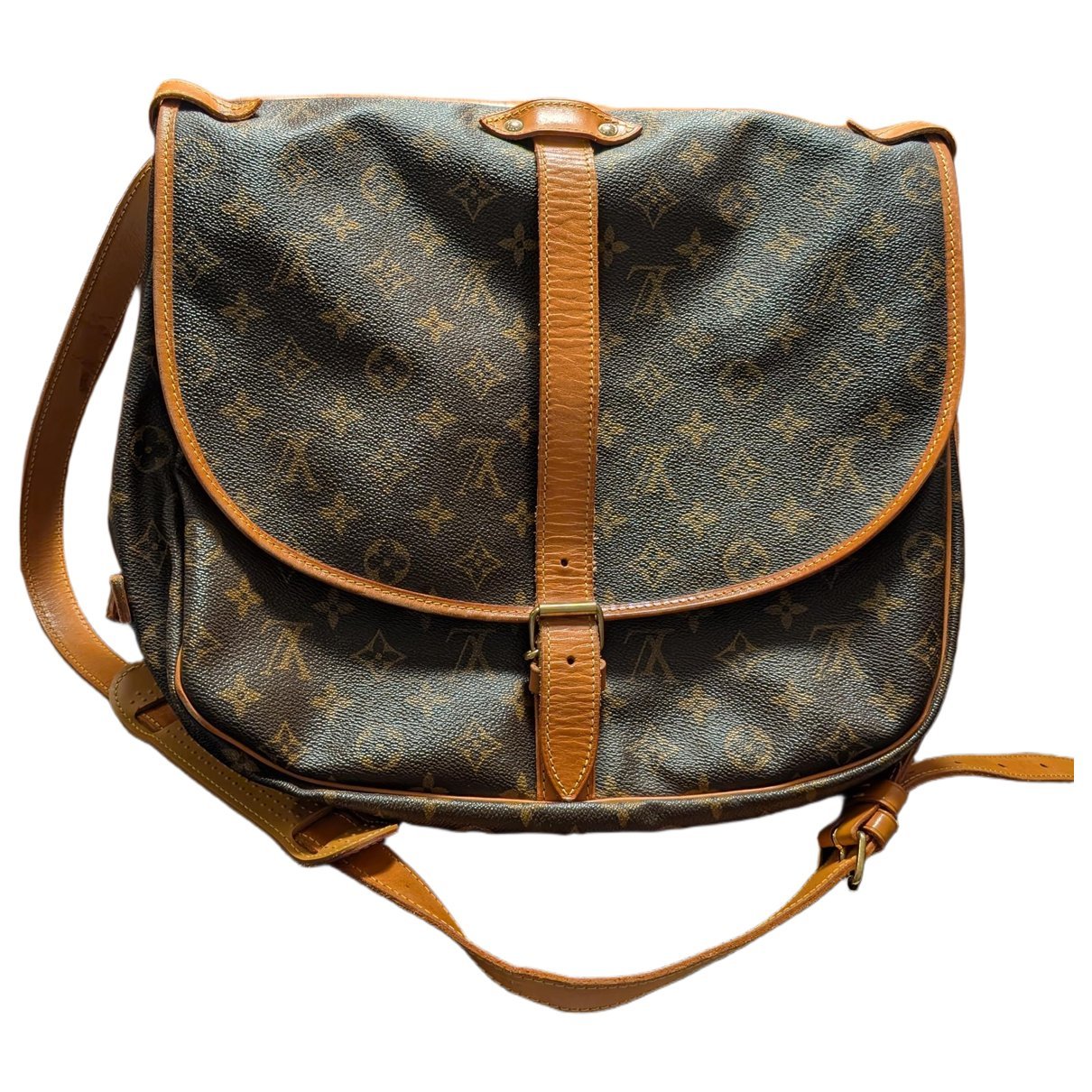 Saumur leather crossbody bag