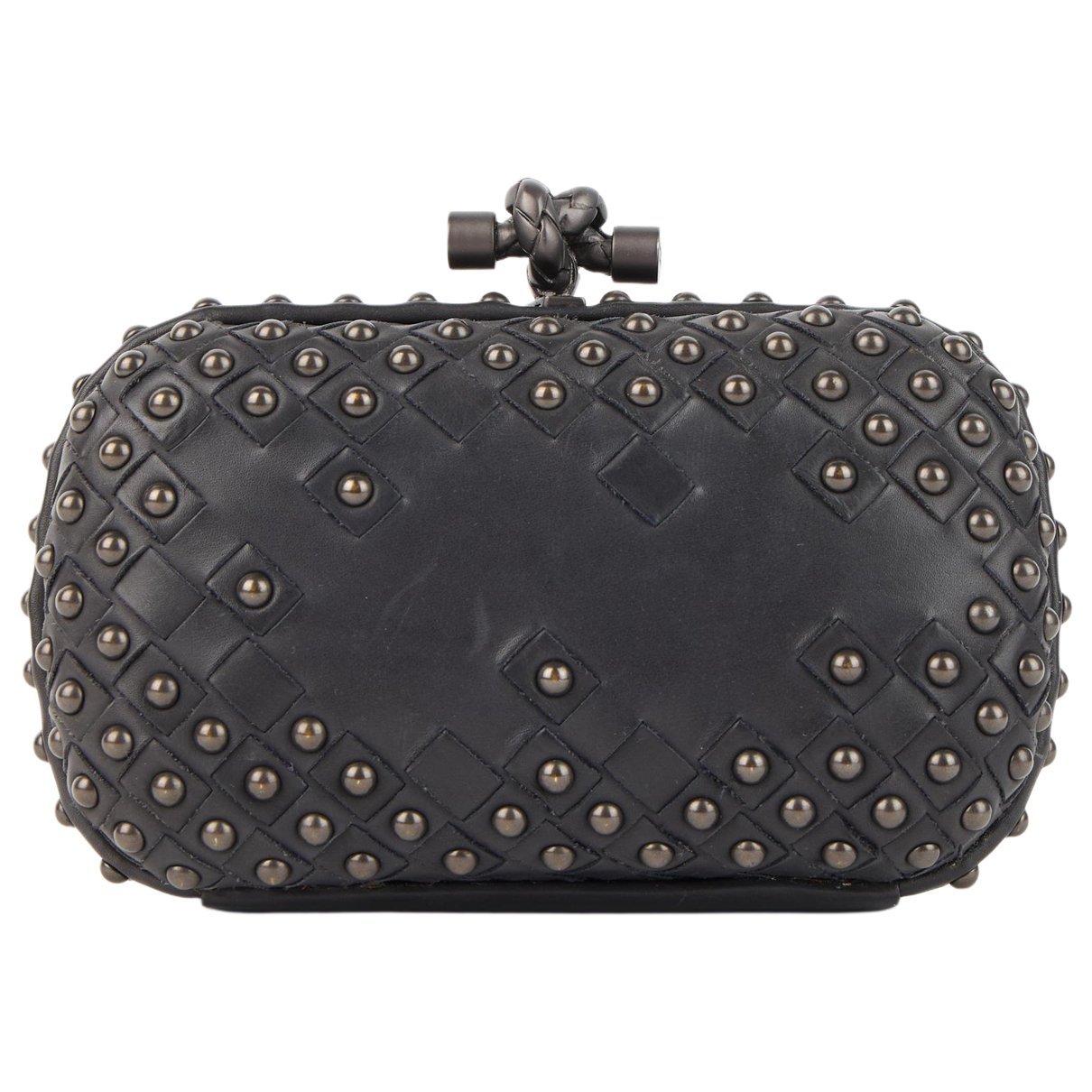 Pochette Knot leather clutch bag