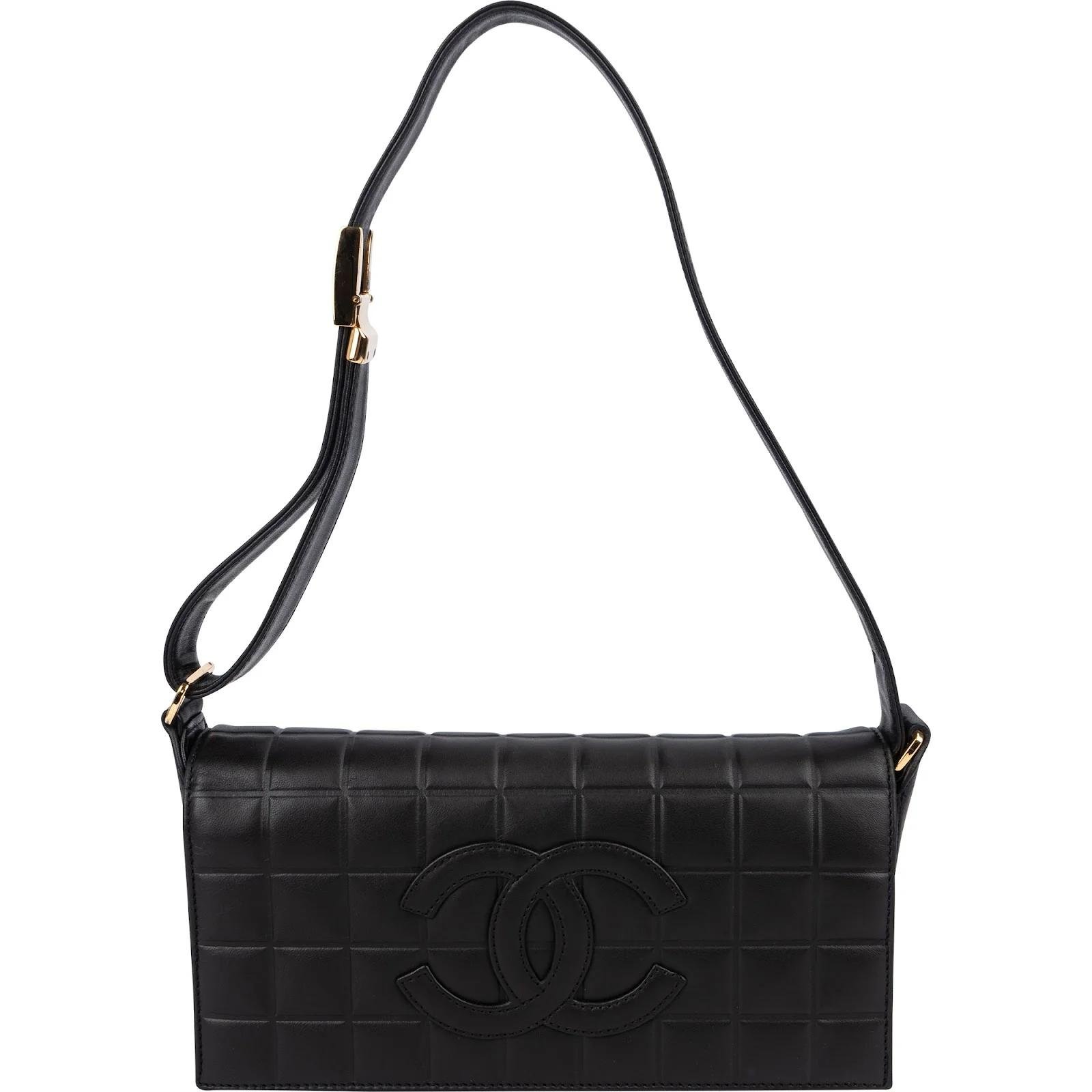 East West Chocolate Bar leather handbag
