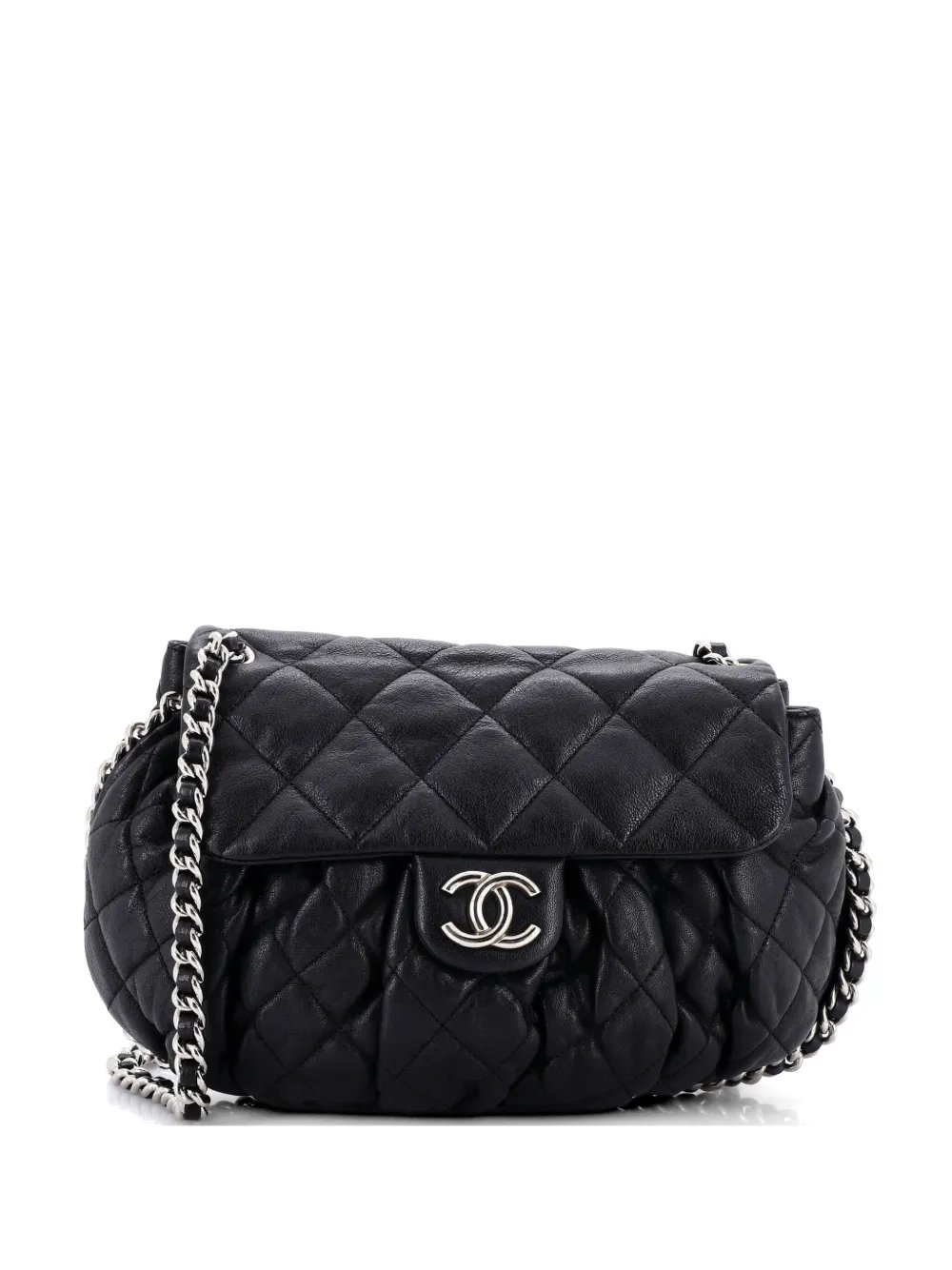 Chain Around Flap Bag Quilted Leather Medium crossbody bag