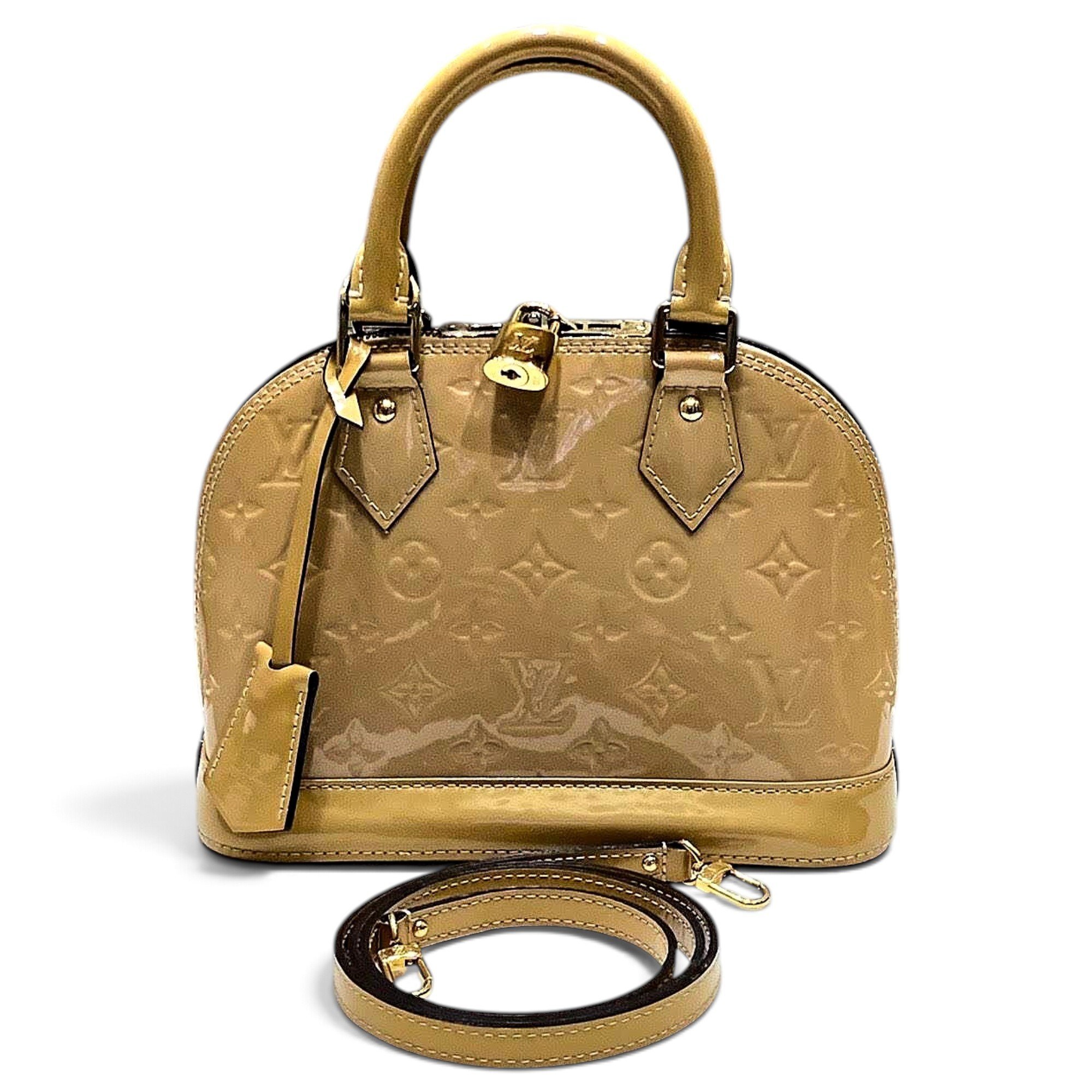 Alma BB patent leather handbag