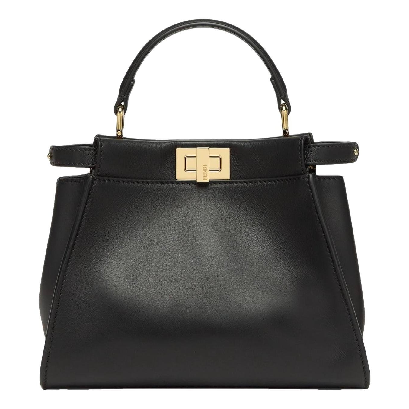 Peekaboo leather handbag