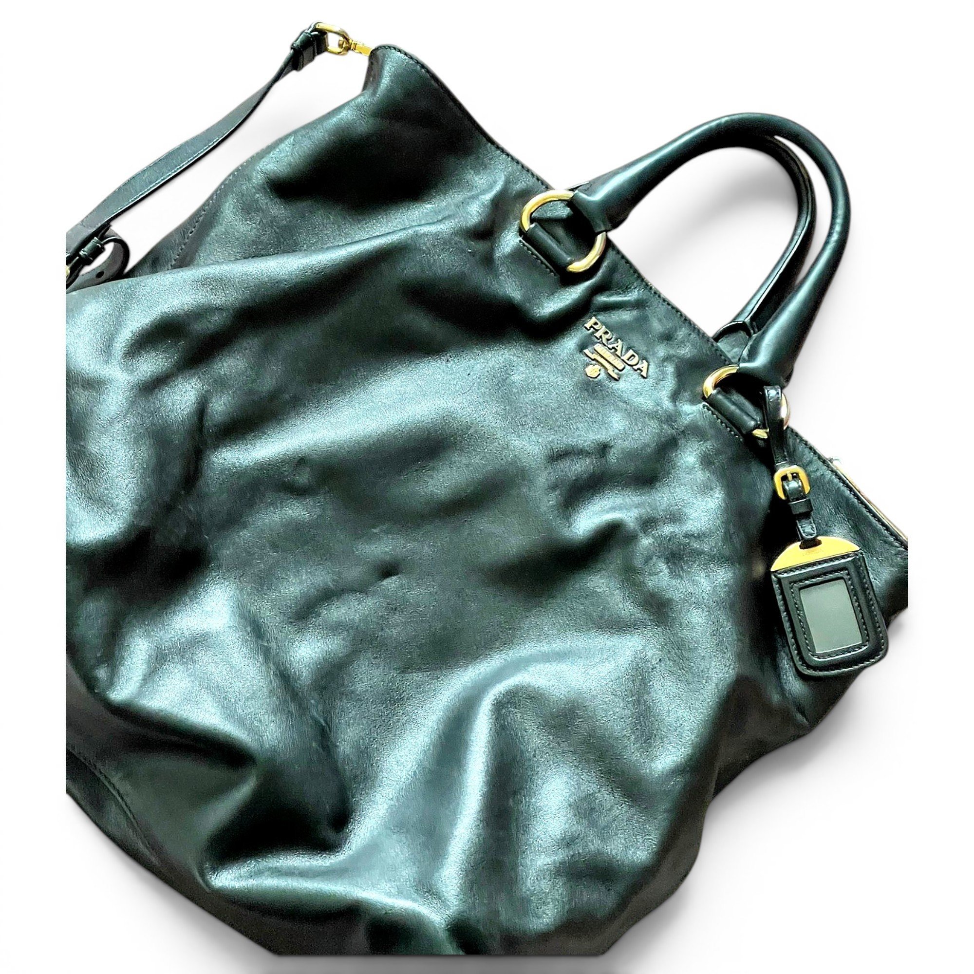 Leather tote