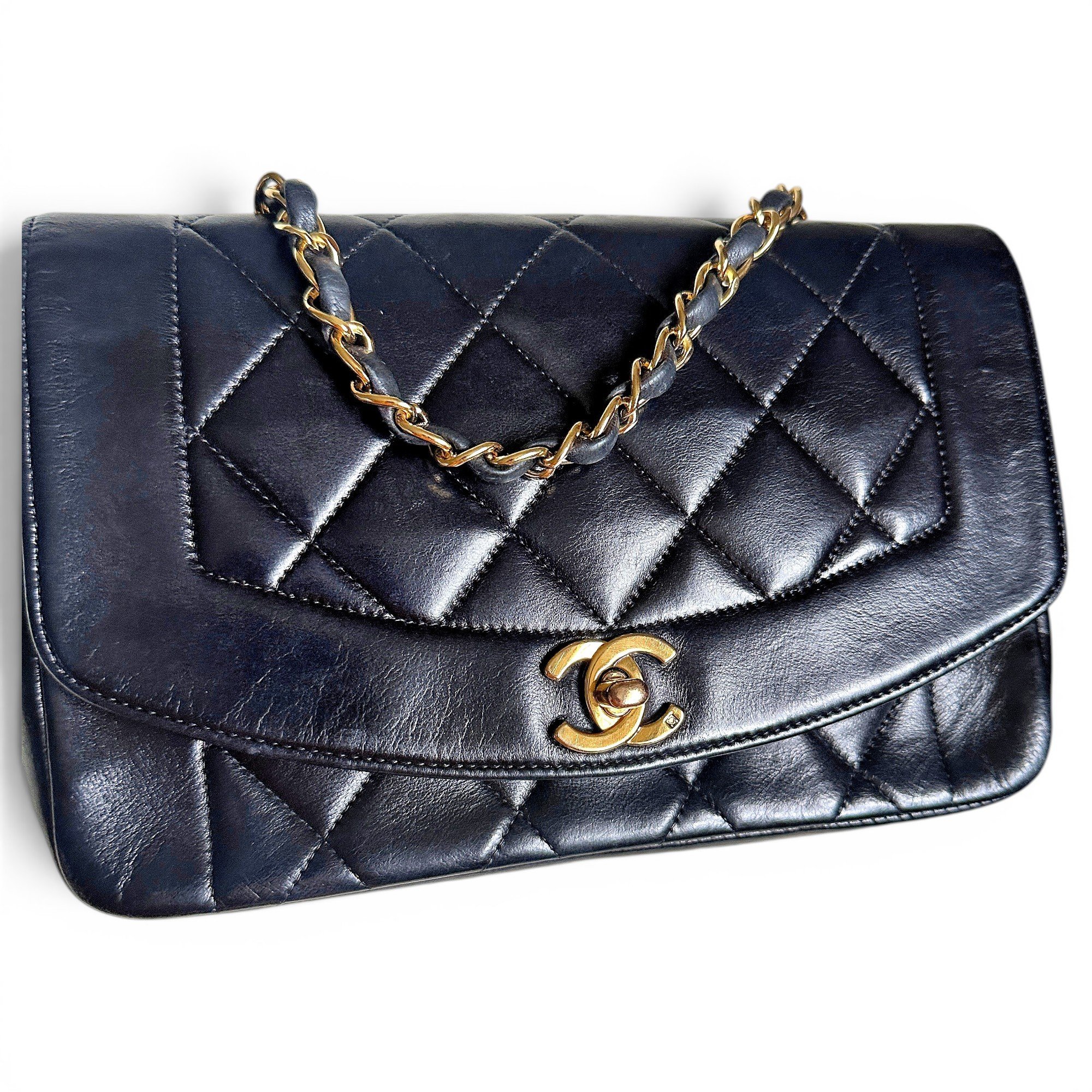 Diana leather handbag