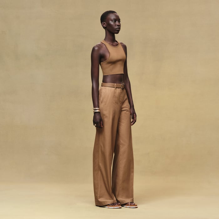 Brun Mahogany Loose Fit Pants