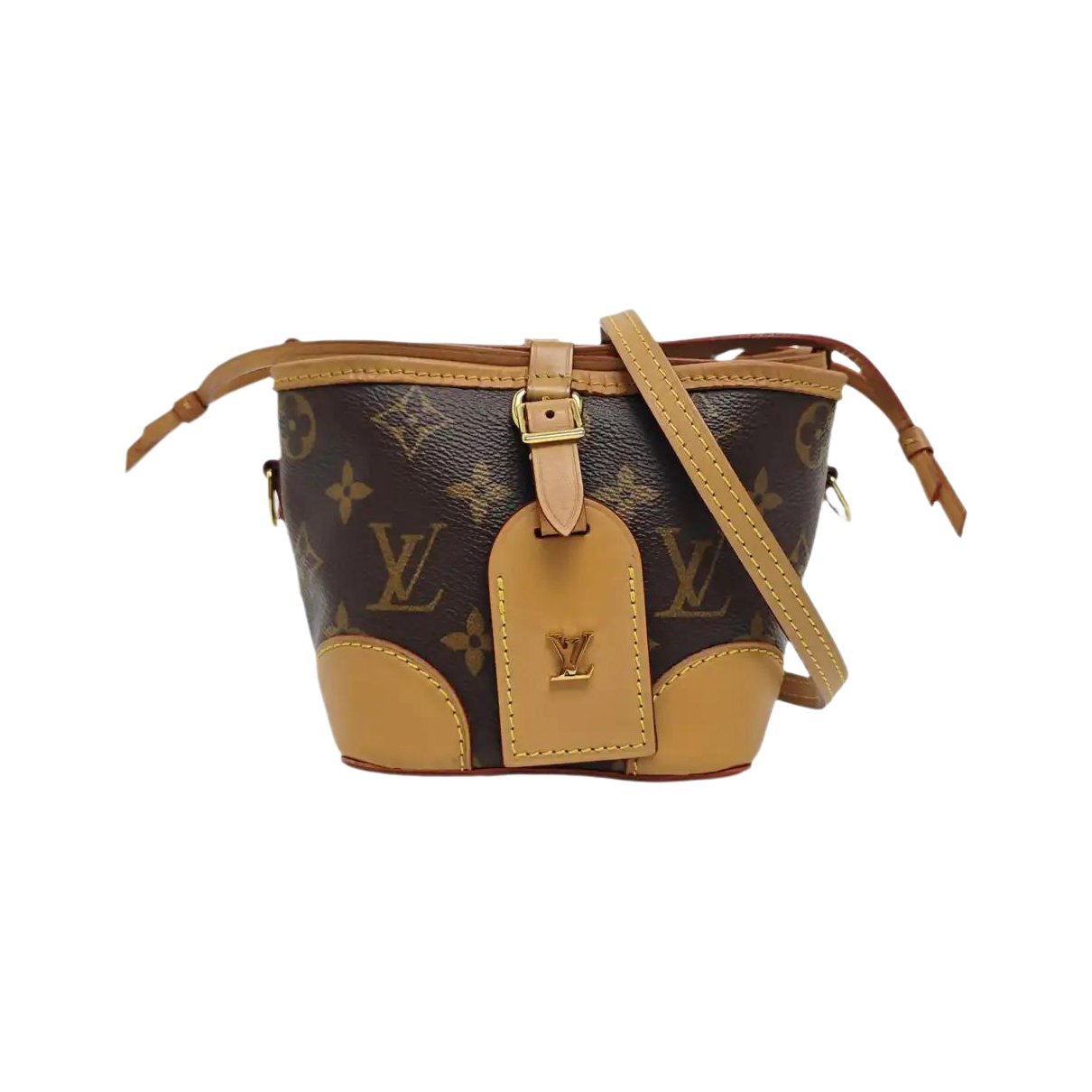 Nano Noé leather crossbody bag