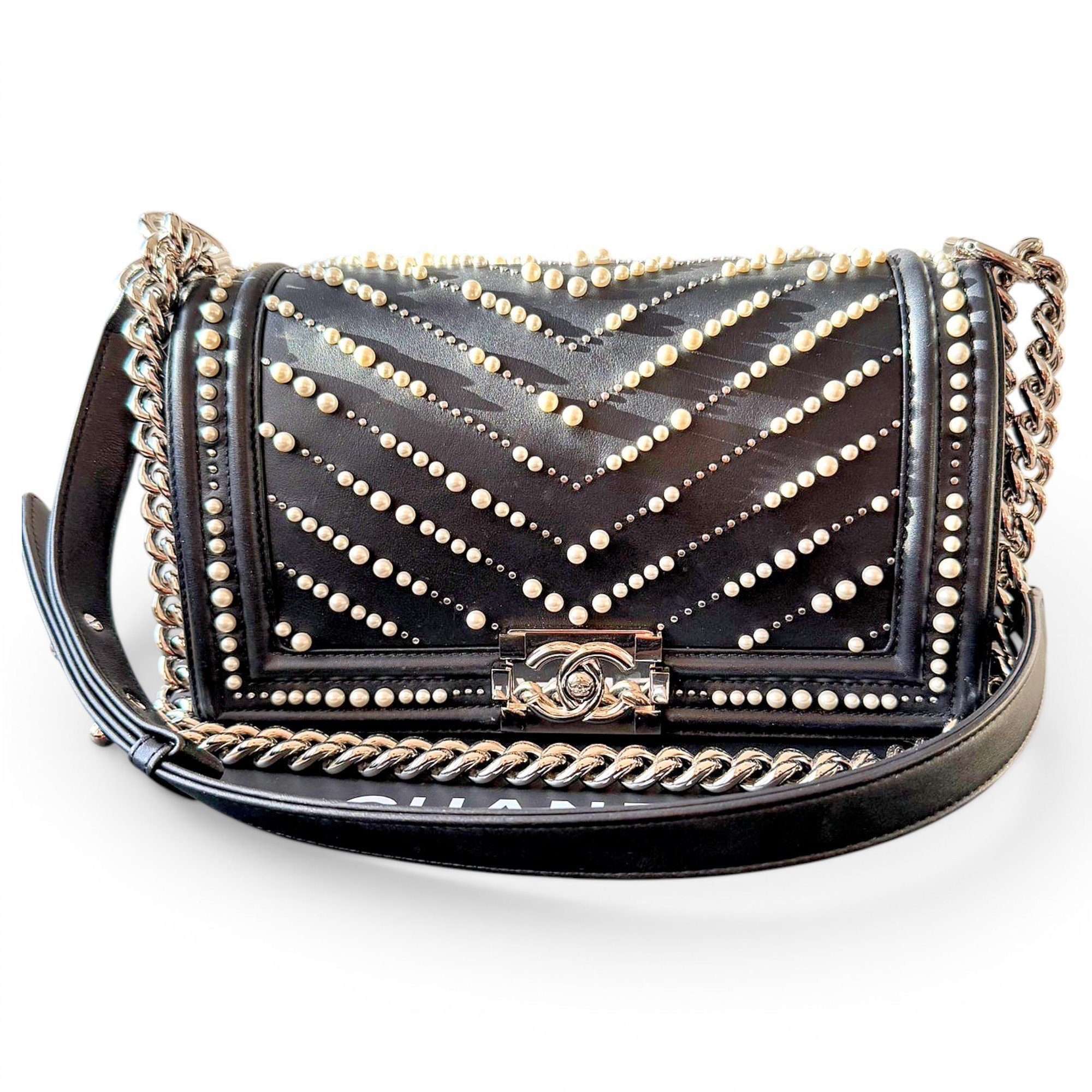 Boy leather crossbody bag