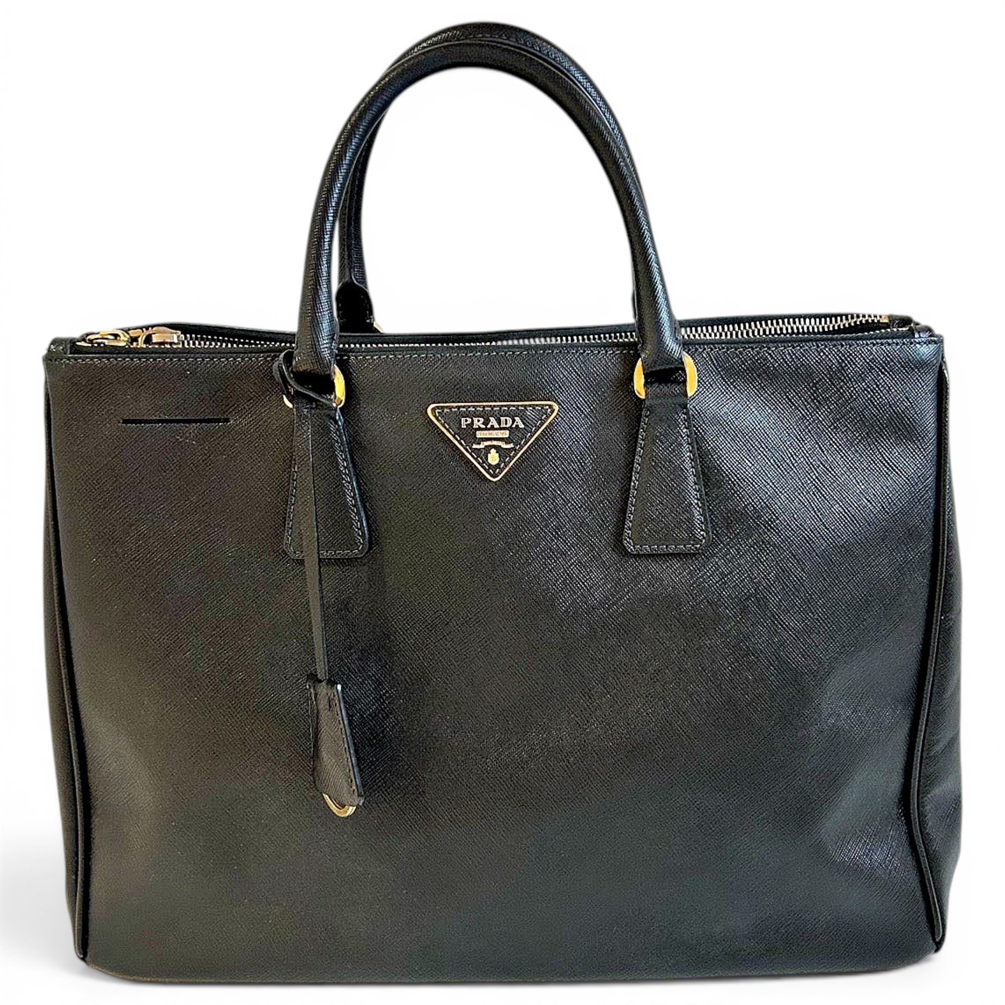 Leather tote