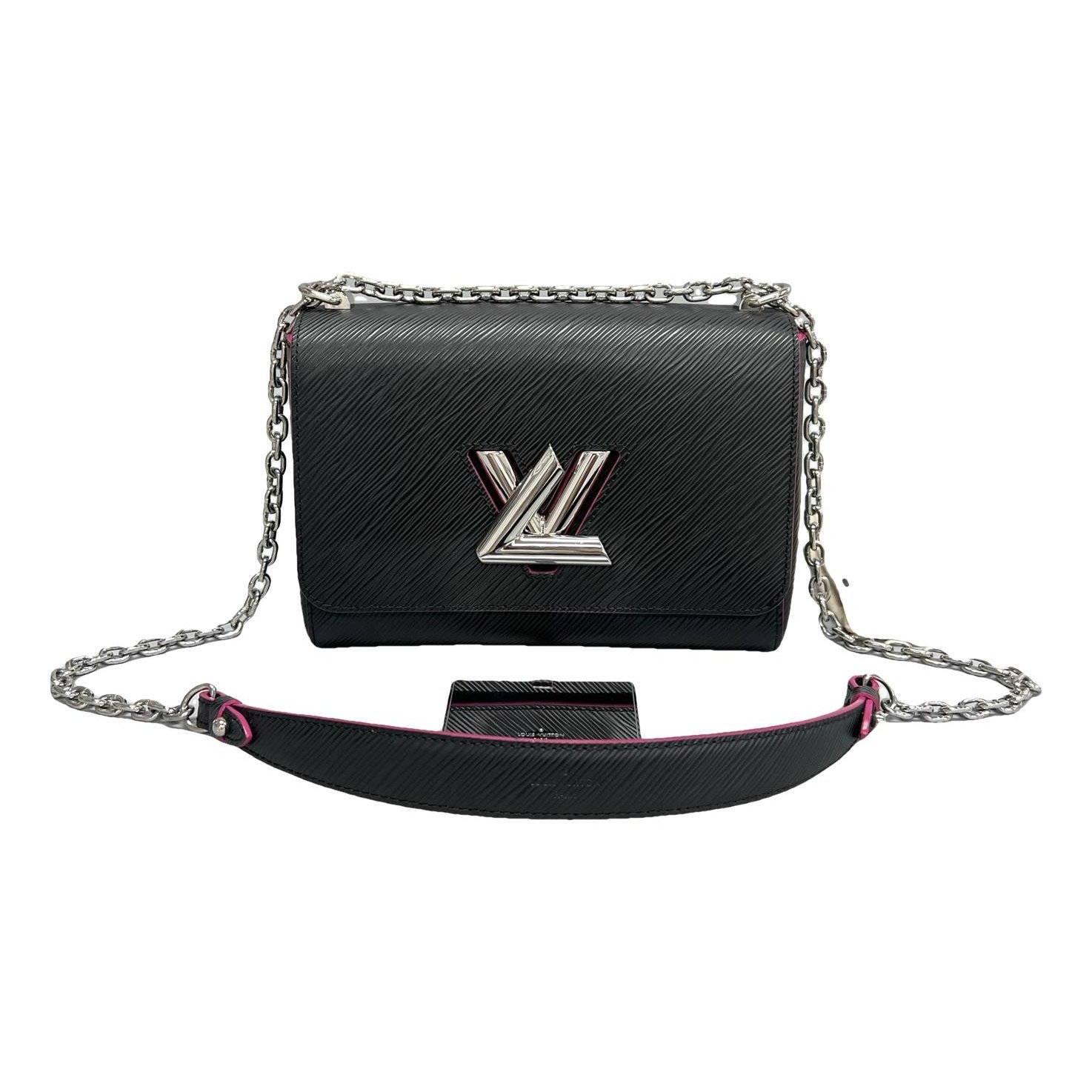 Twist leather handbag