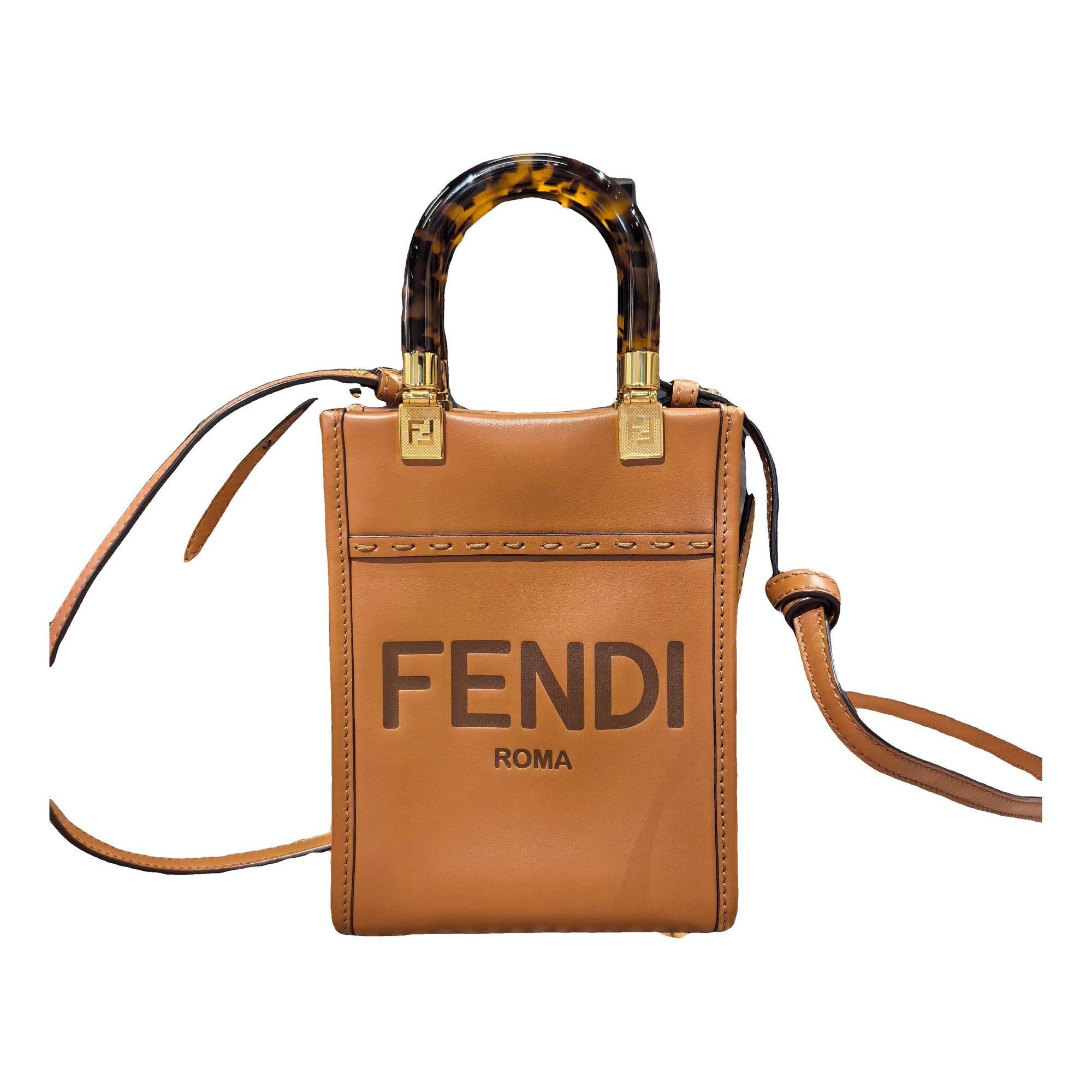 Leather tote