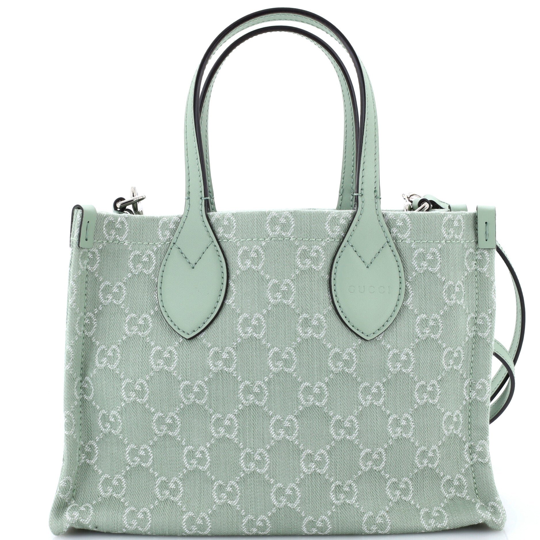 Ophidia Shopper Tote GG Denim Medium