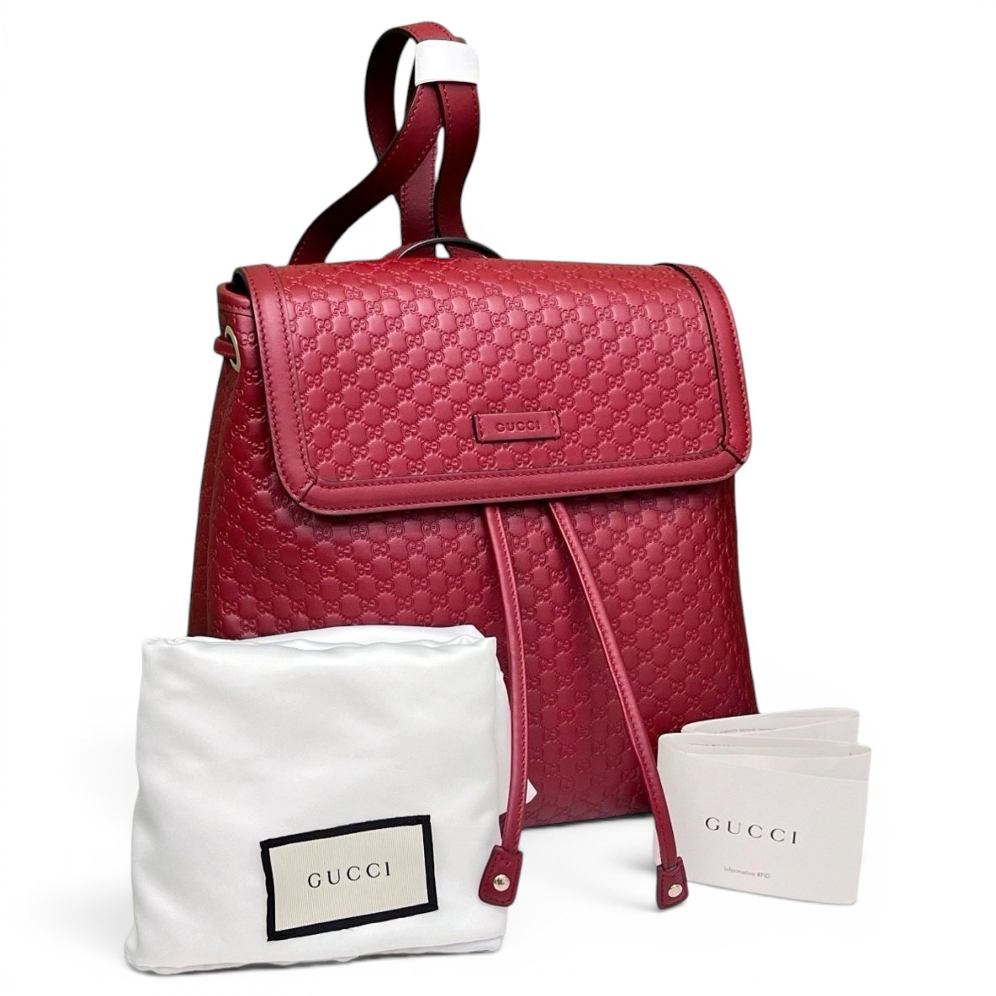 Leather backpack