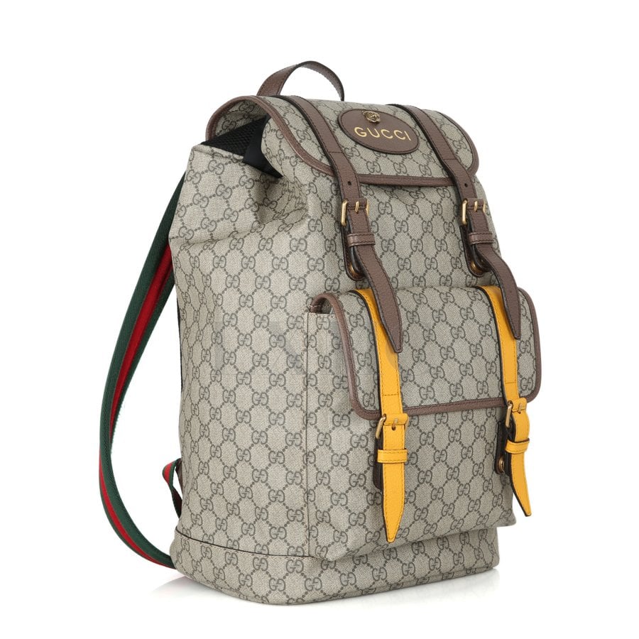 Leather backpack