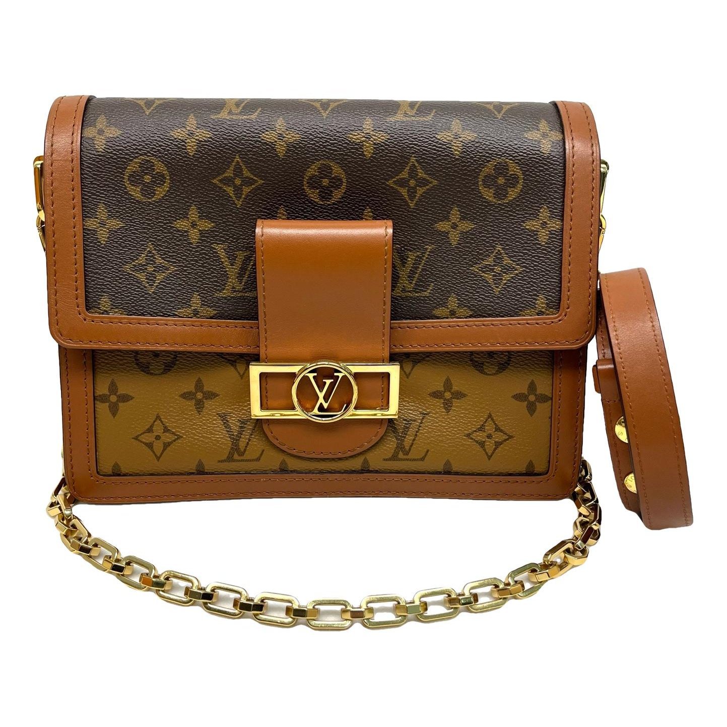 Dauphine leather handbag