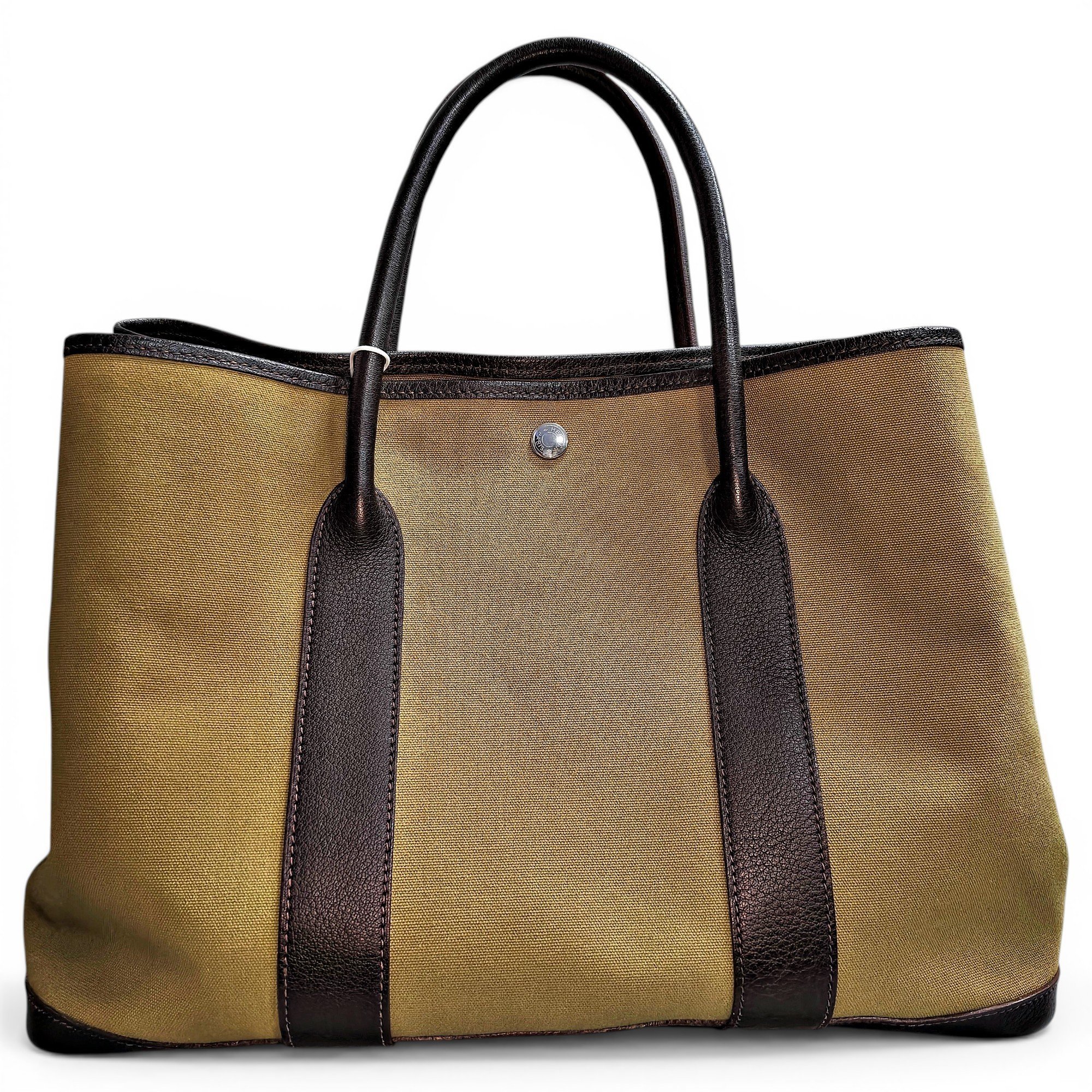 Garden Party leather handbag