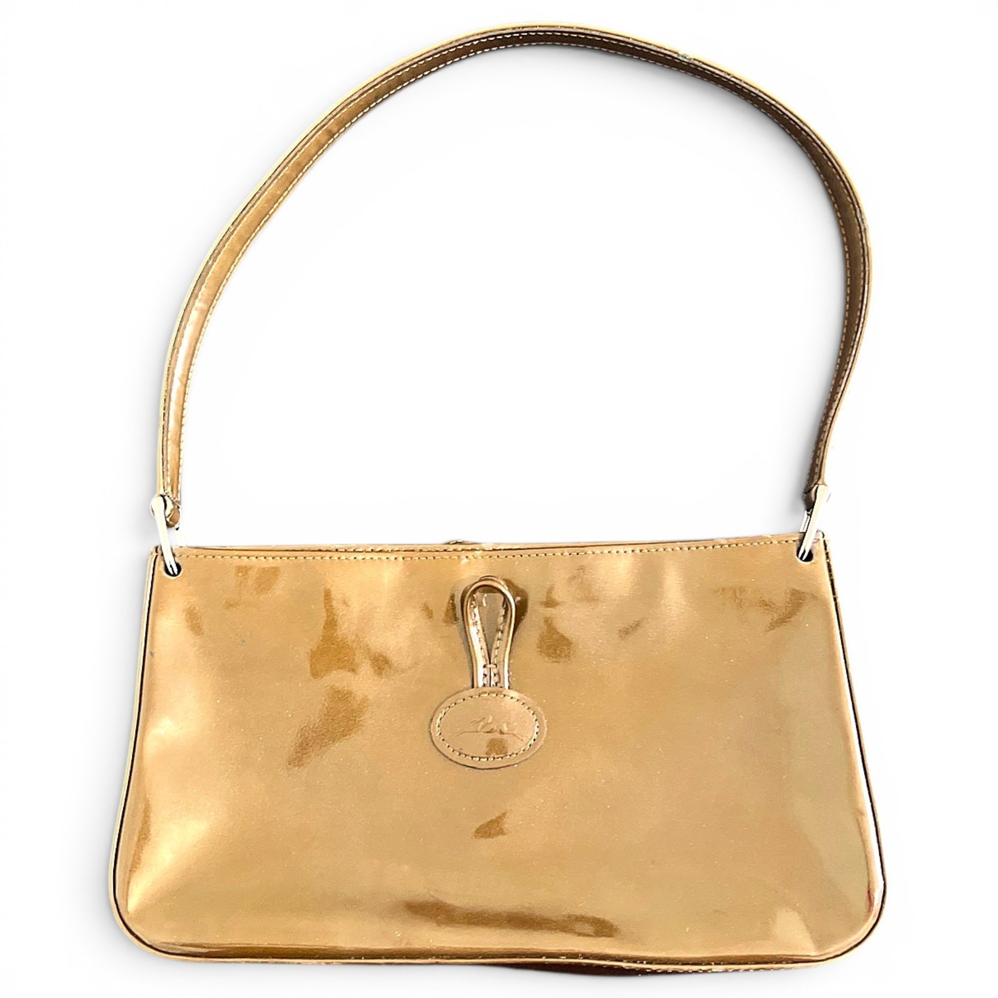 Roseau patent leather handbag