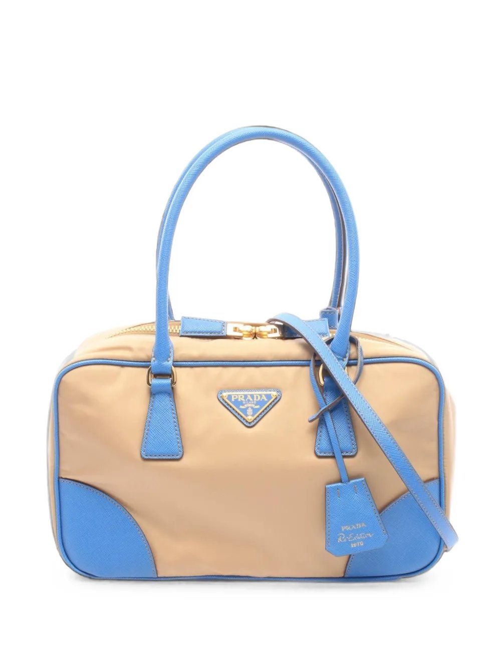 2010s Triangle-logo two-way handbag