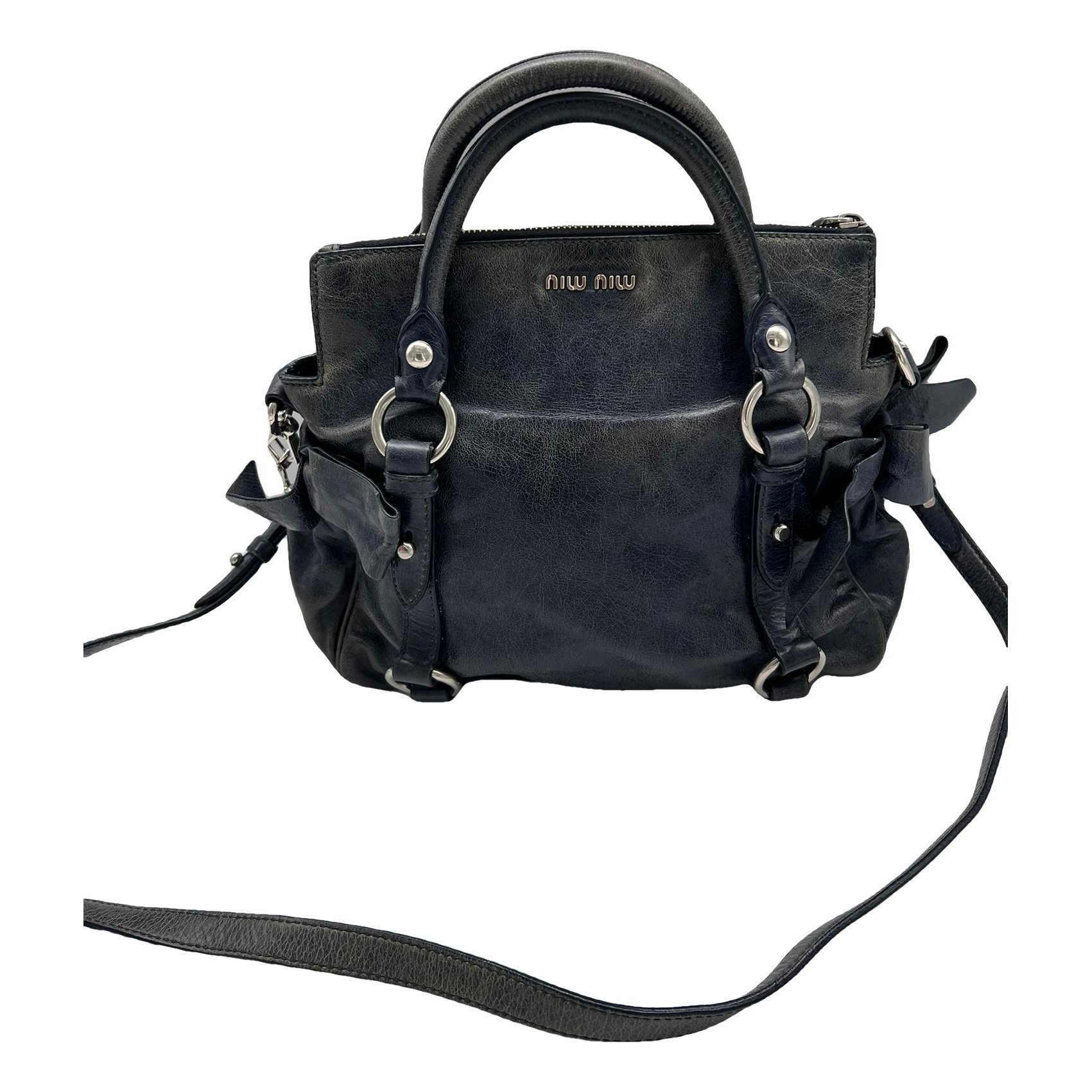 Vitello leather handbag