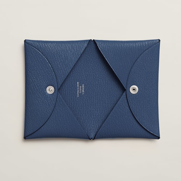 Navy Calvi Card Holder