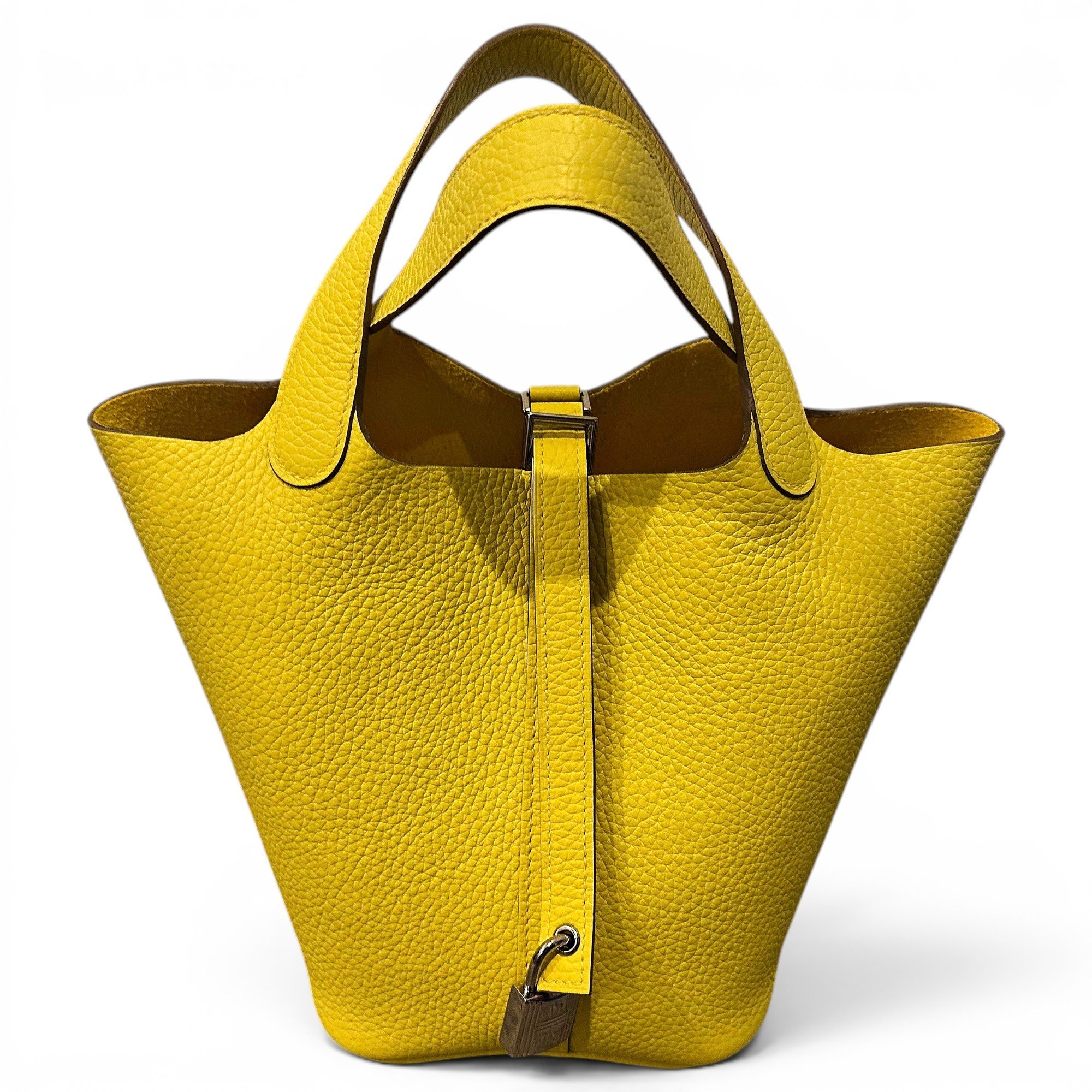 Picotin leather handbag