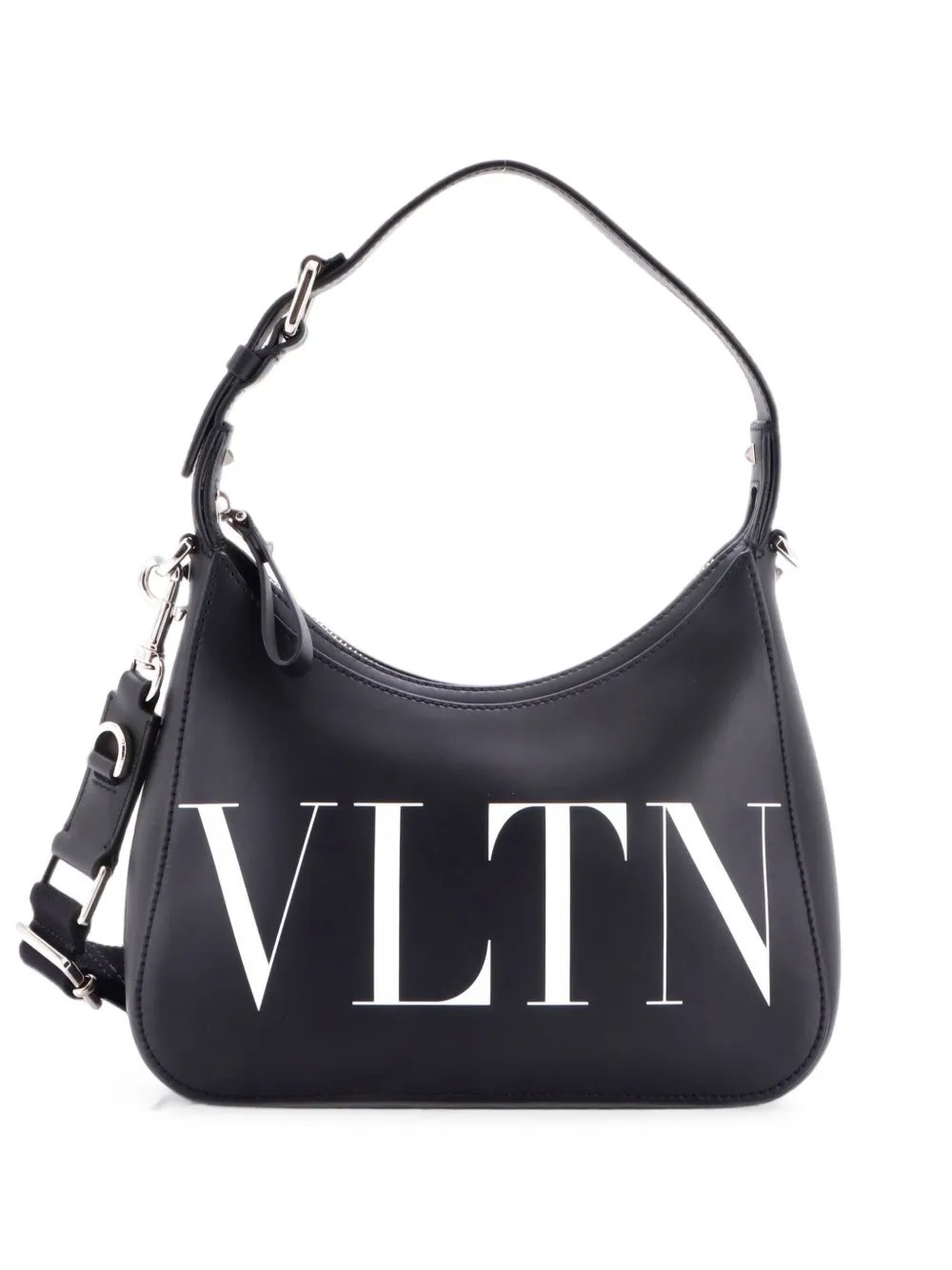 Valentino Garavani VLTN Printed Leather Small hobo bag