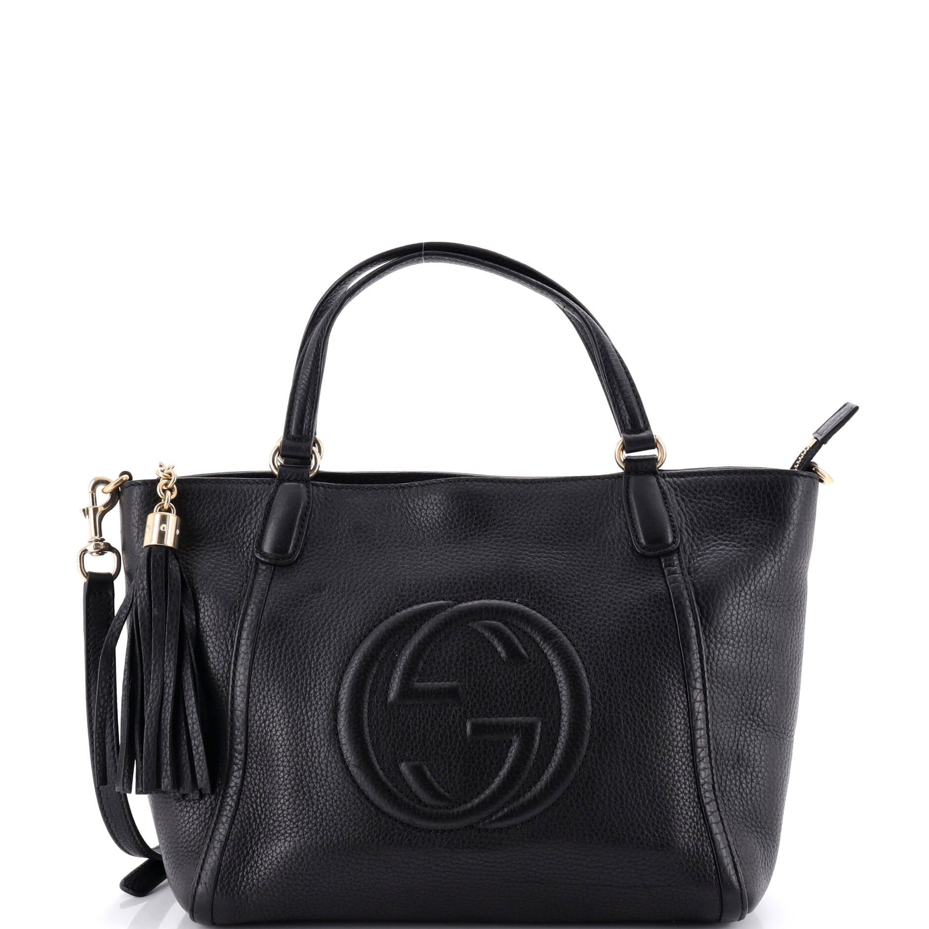 Soho Convertible Top Handle Bag Leather Small