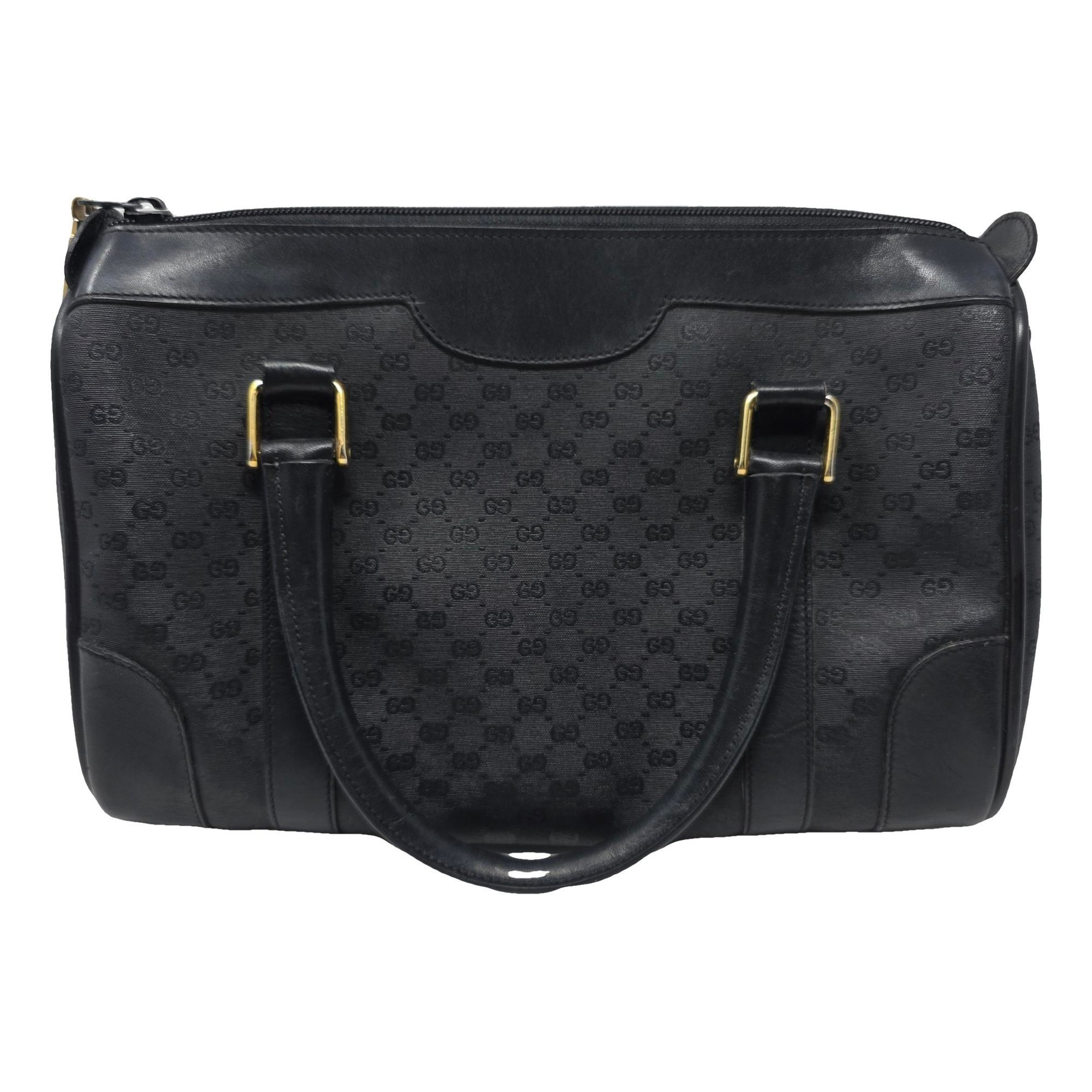 Boston leather satchel