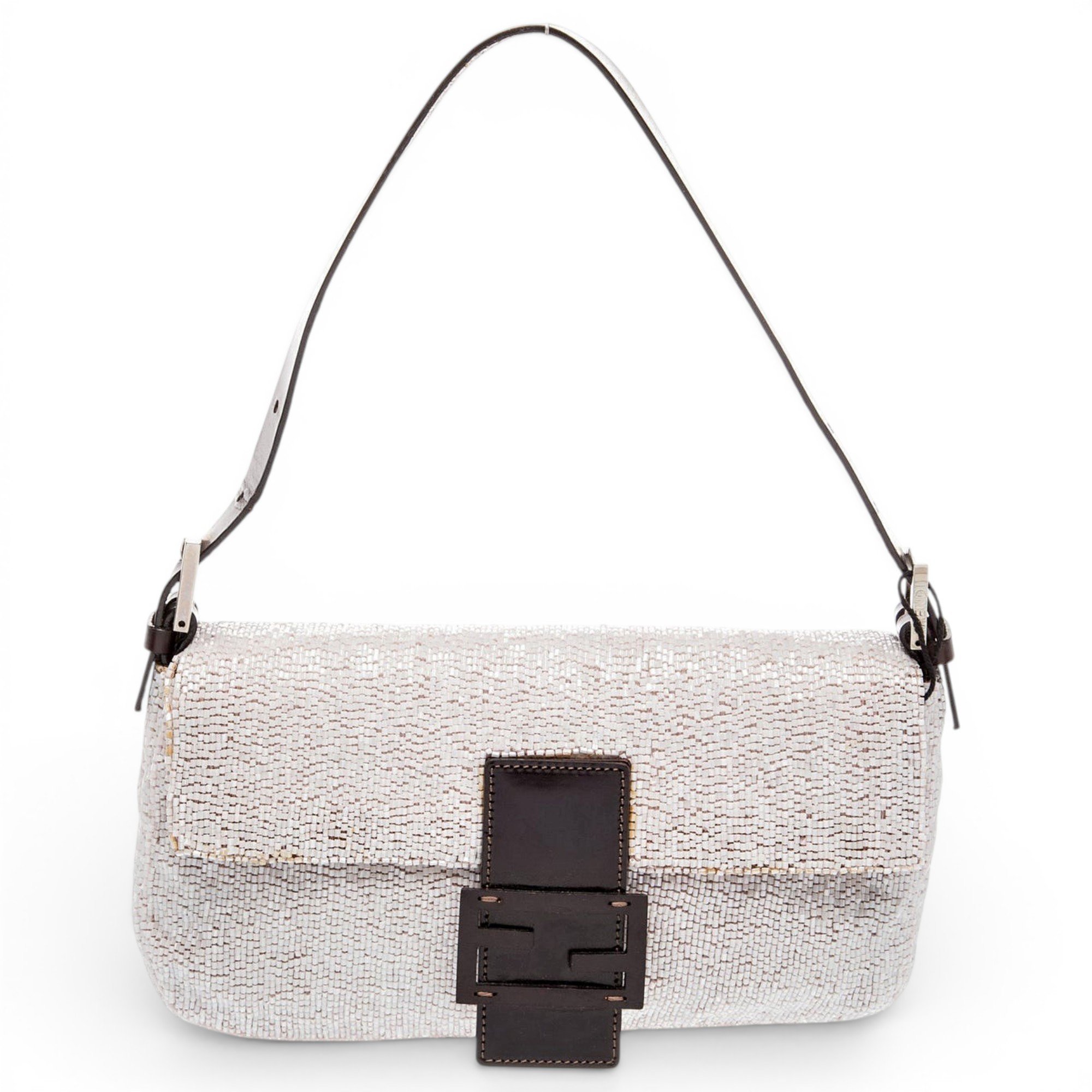 Baguette leather handbag
