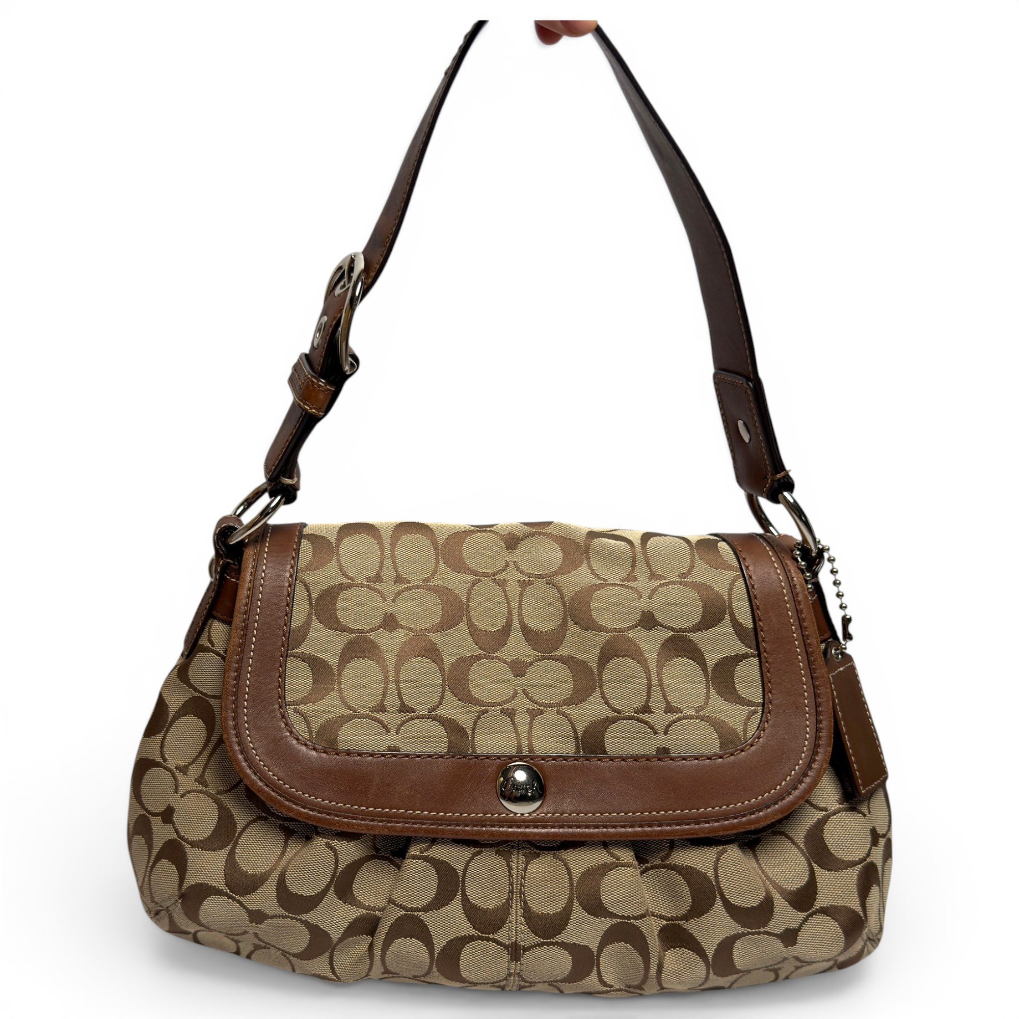 Signature Sufflette cloth handbag
