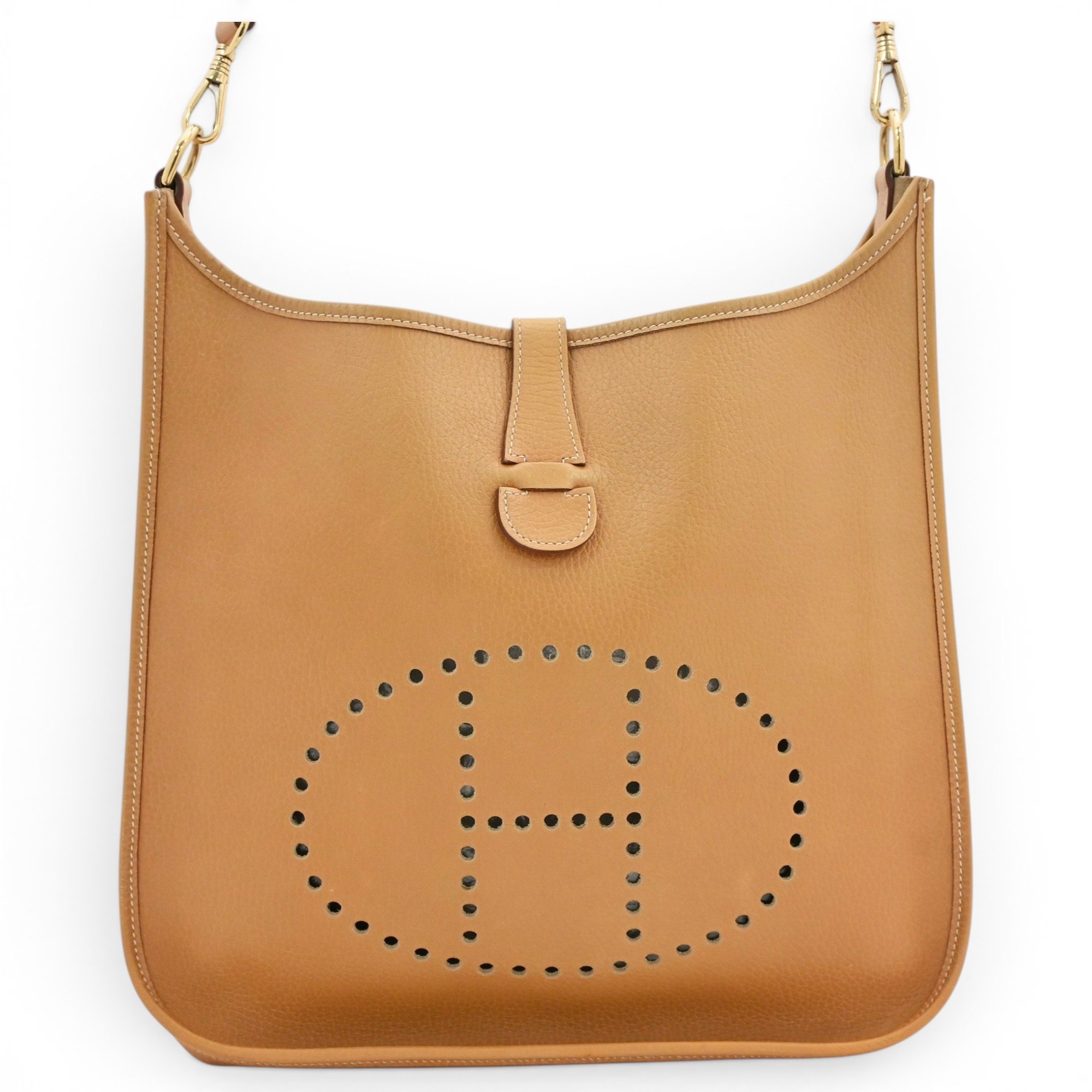 Evelyne leather handbag