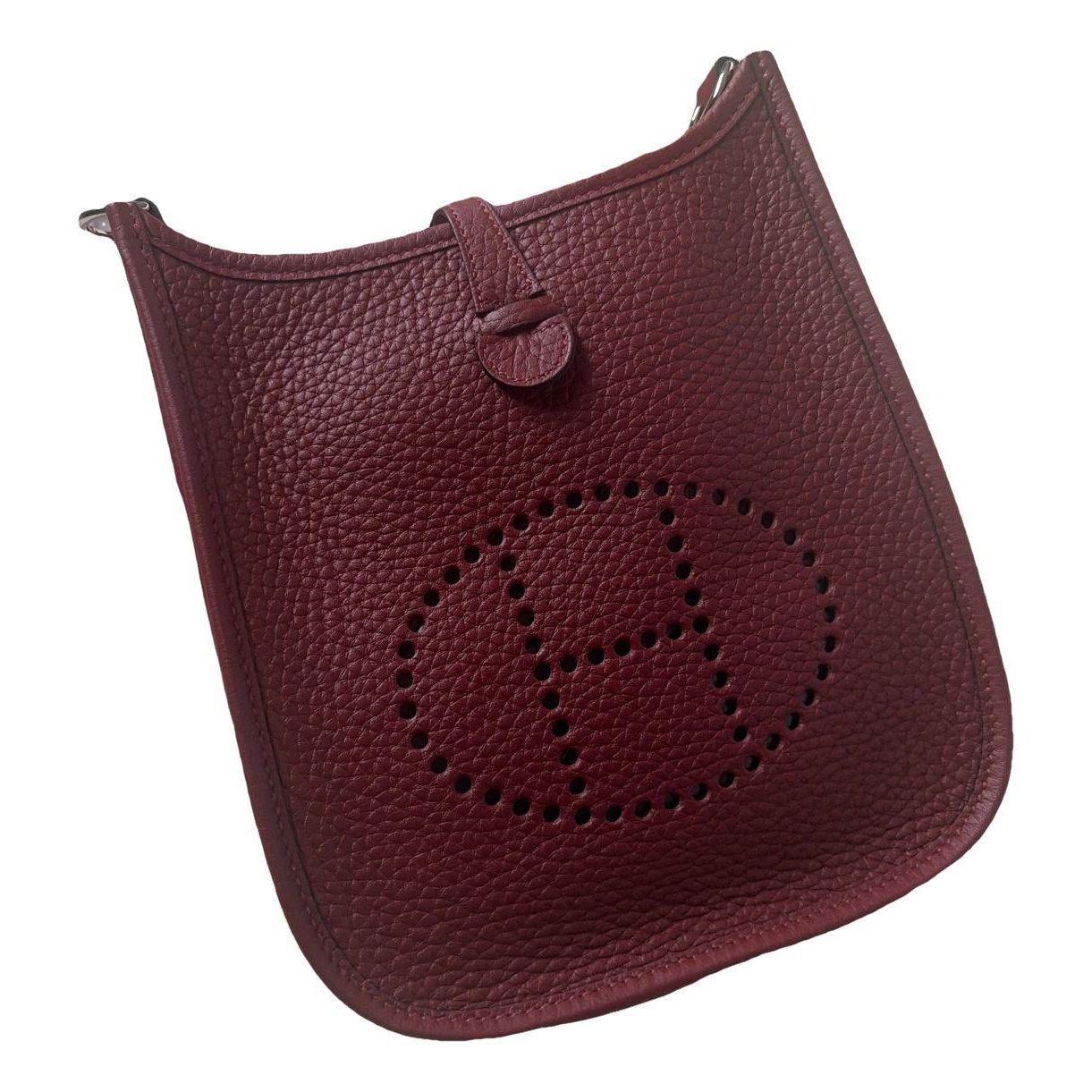 Hermes Evelyne Handbag Clemence Leather