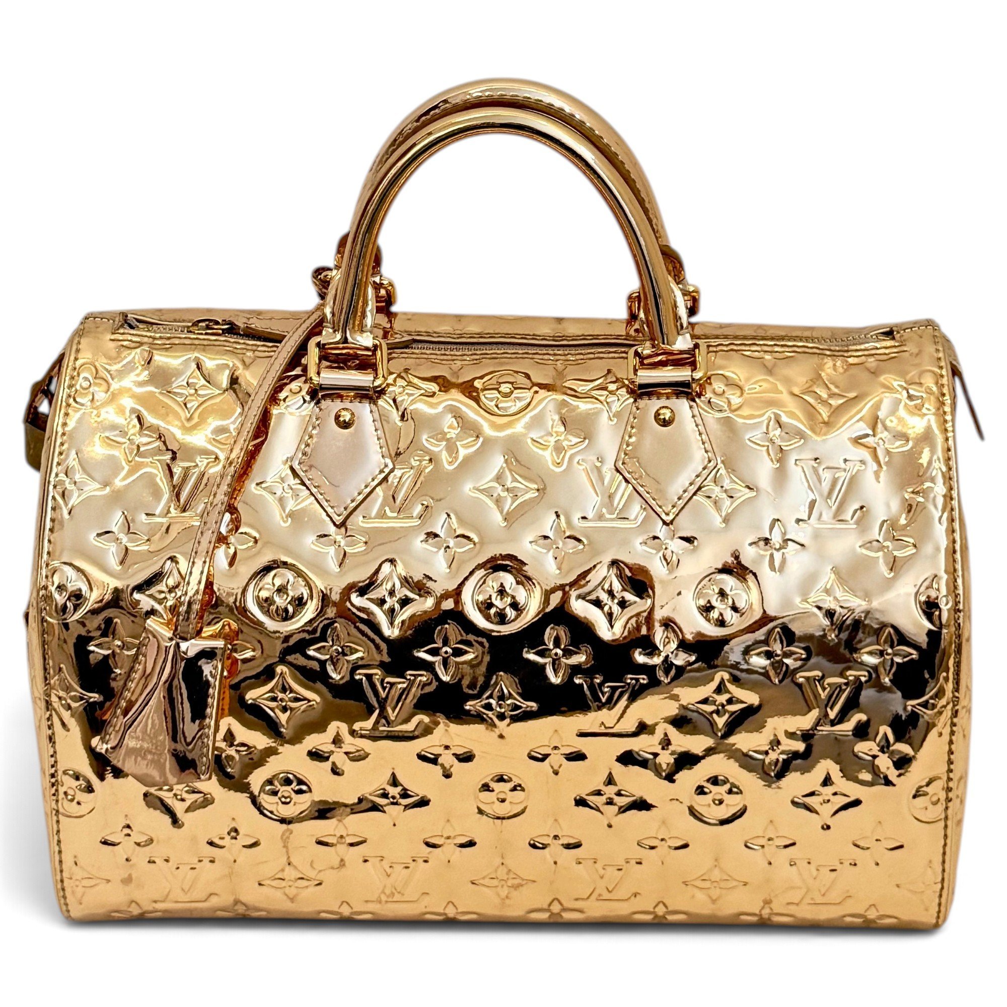 Speedy vinyl handbag