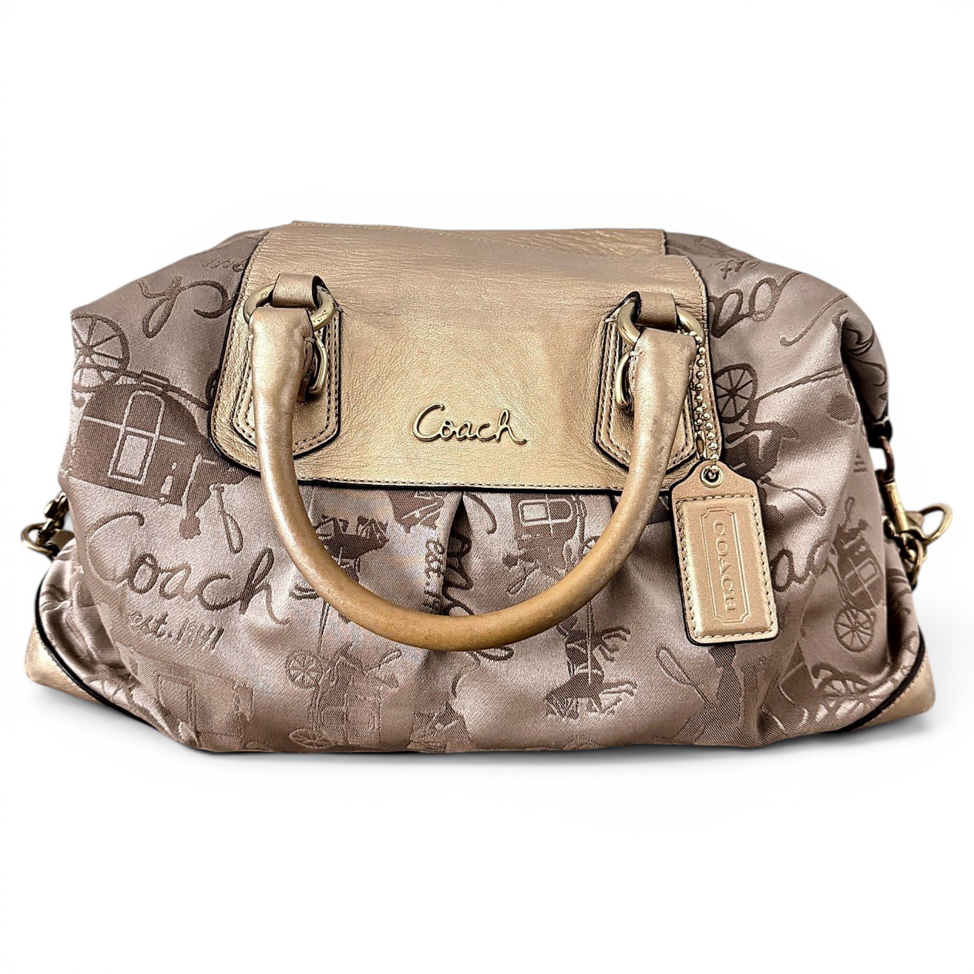 Madison cloth satchel