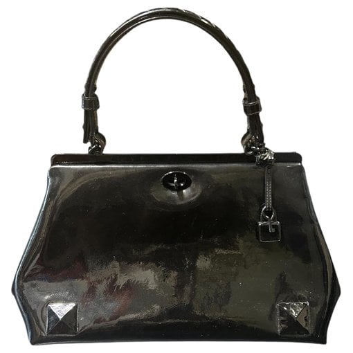 Patent leather handbag