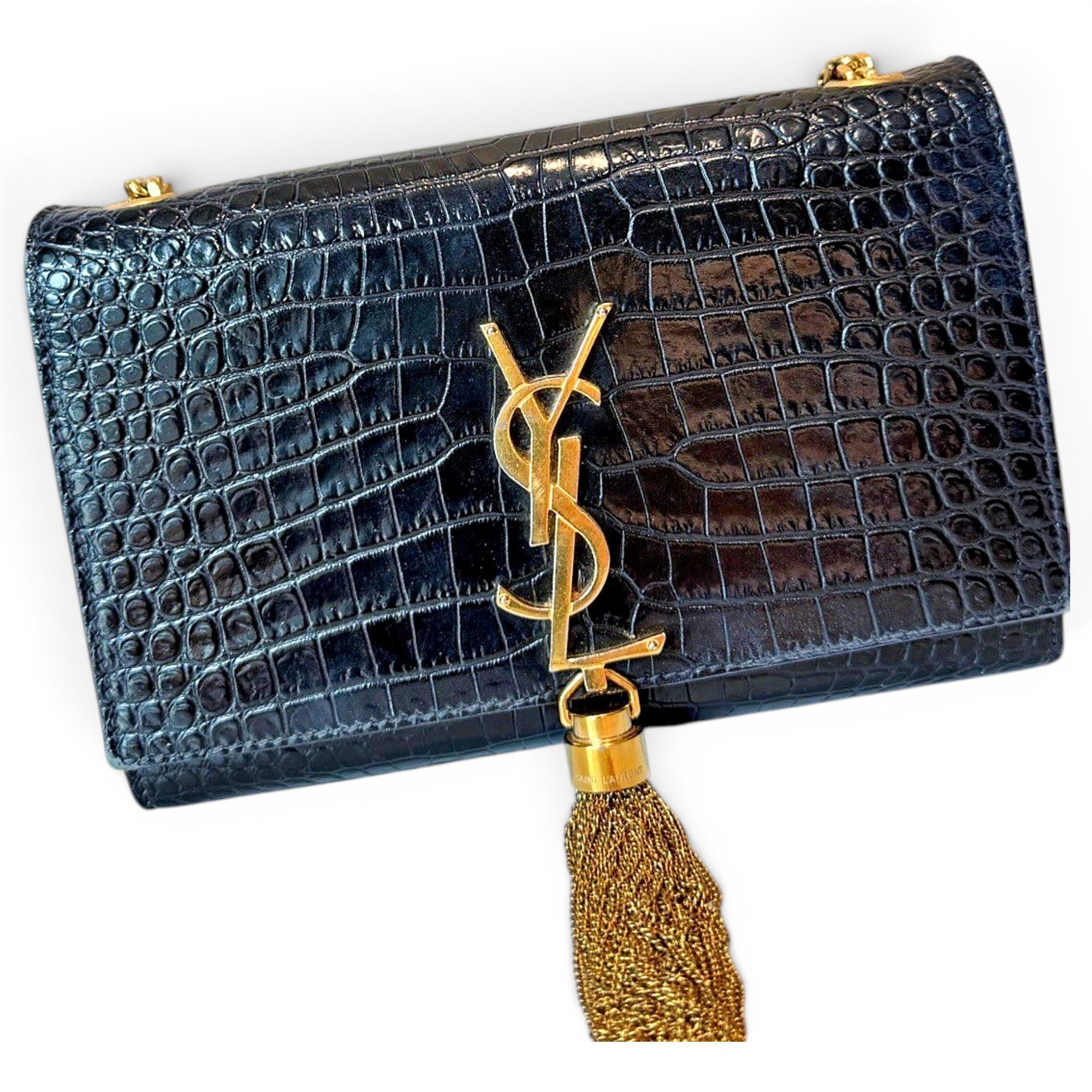Pompom Kate leather handbag