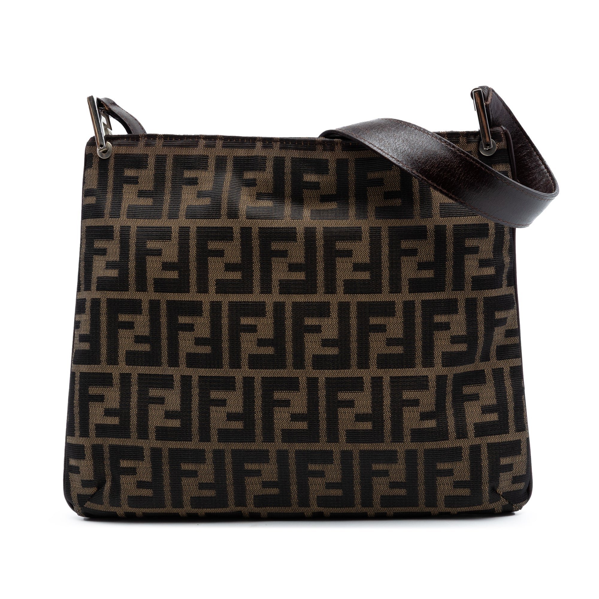 Pocket leather handbag