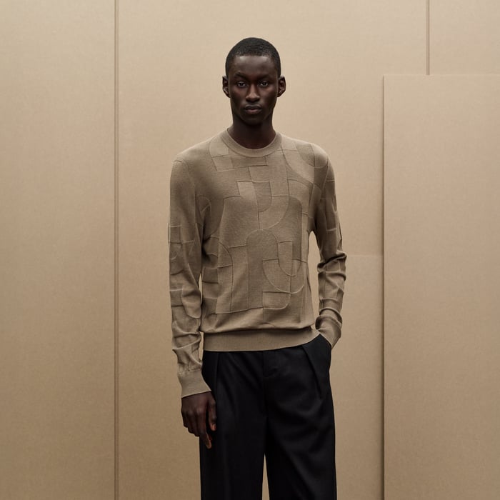 Tourbe "Maillon Puzzle" Crewneck Sweater