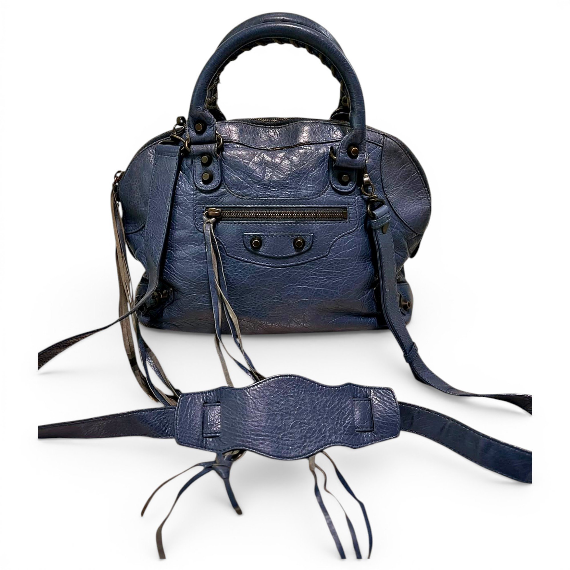 Leather handbag