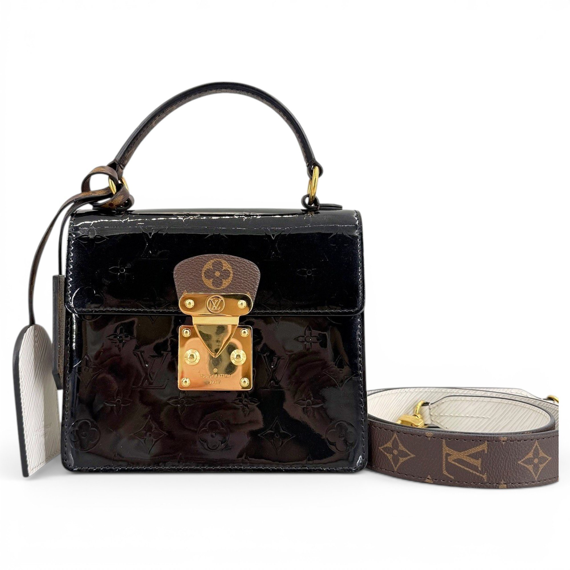 Spring street leather handbag