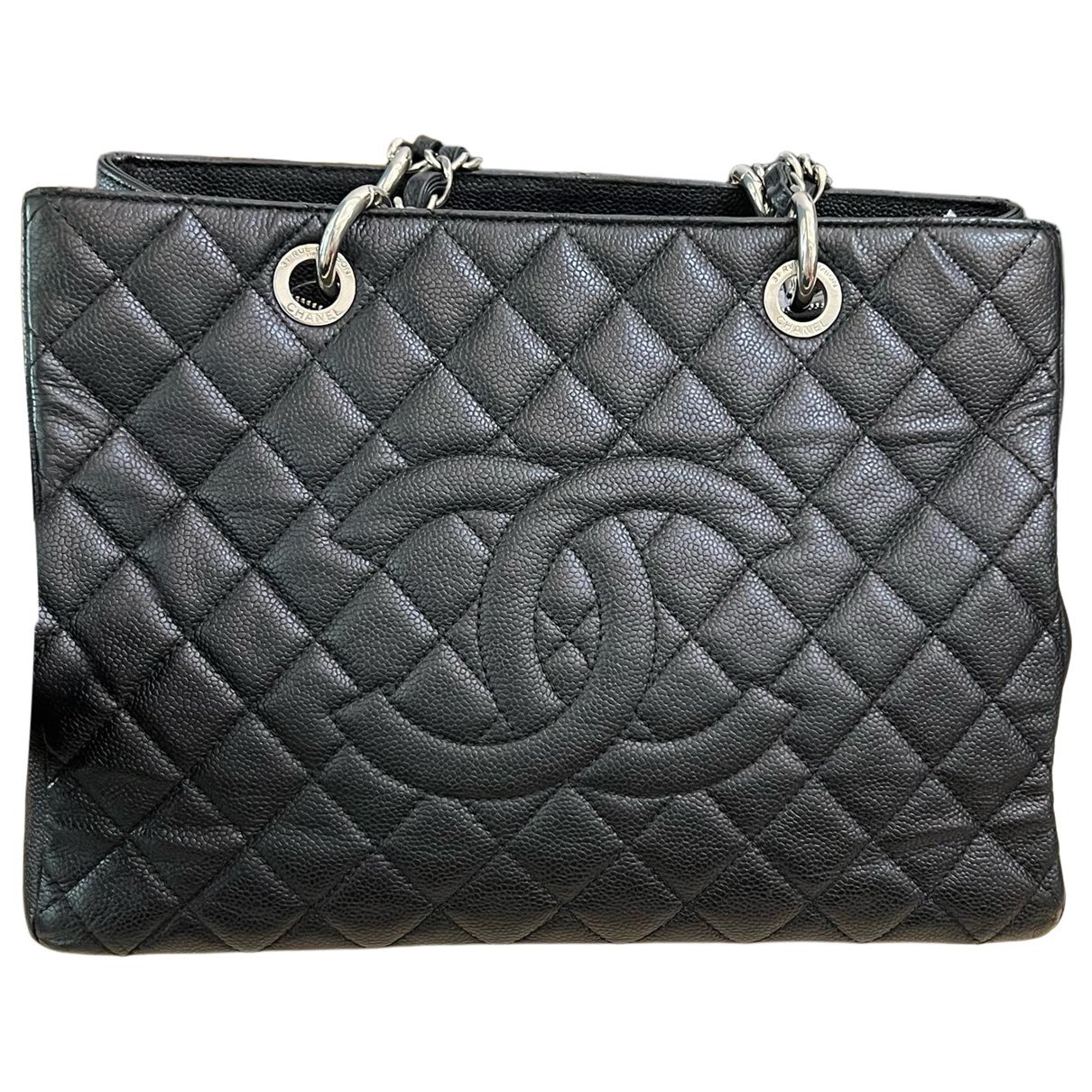Grand shopping leather tote