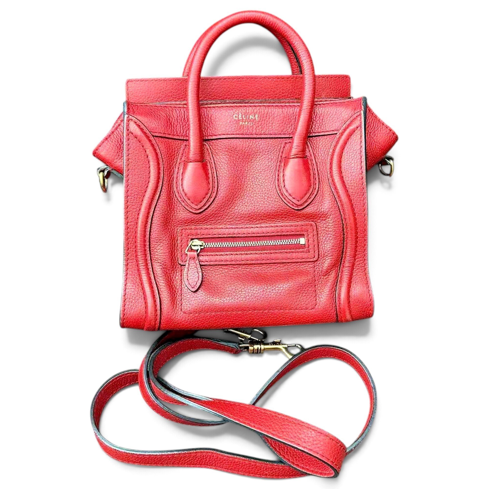 Luggage leather handbag