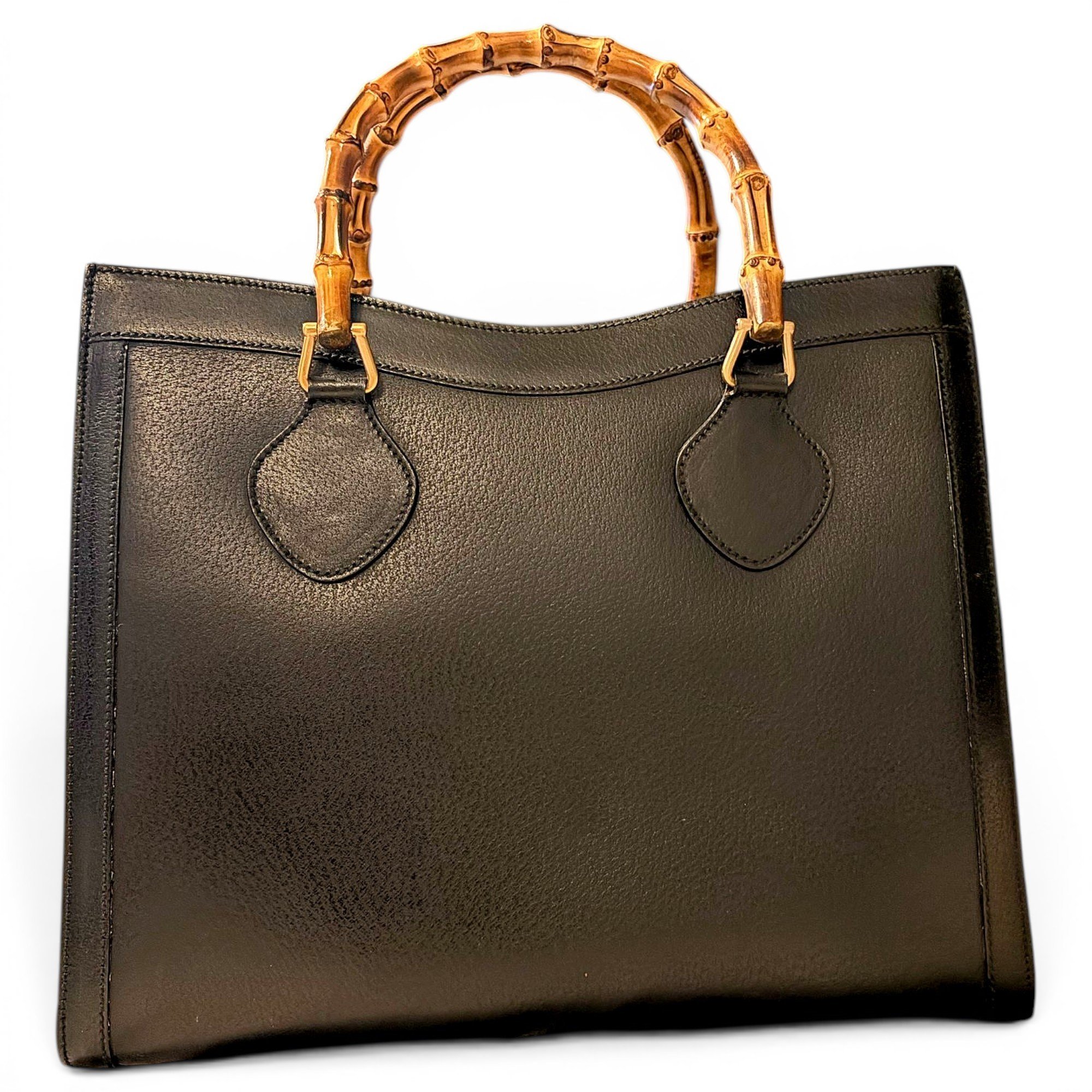 Bamboo Shopper leather tote