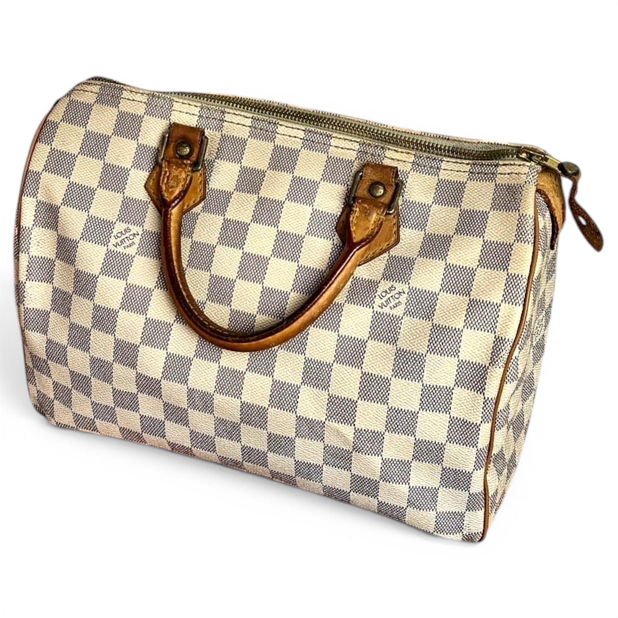 Speedy leather handbag