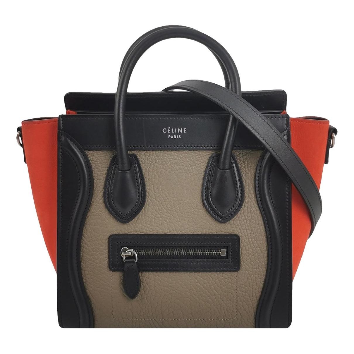 Luggage leather handbag