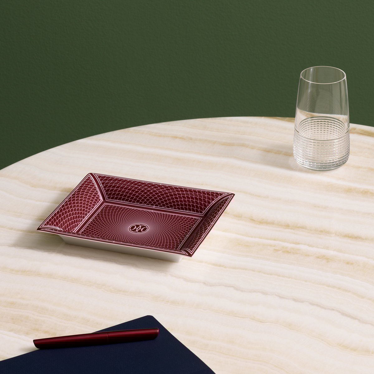 H Deco rouge change tray