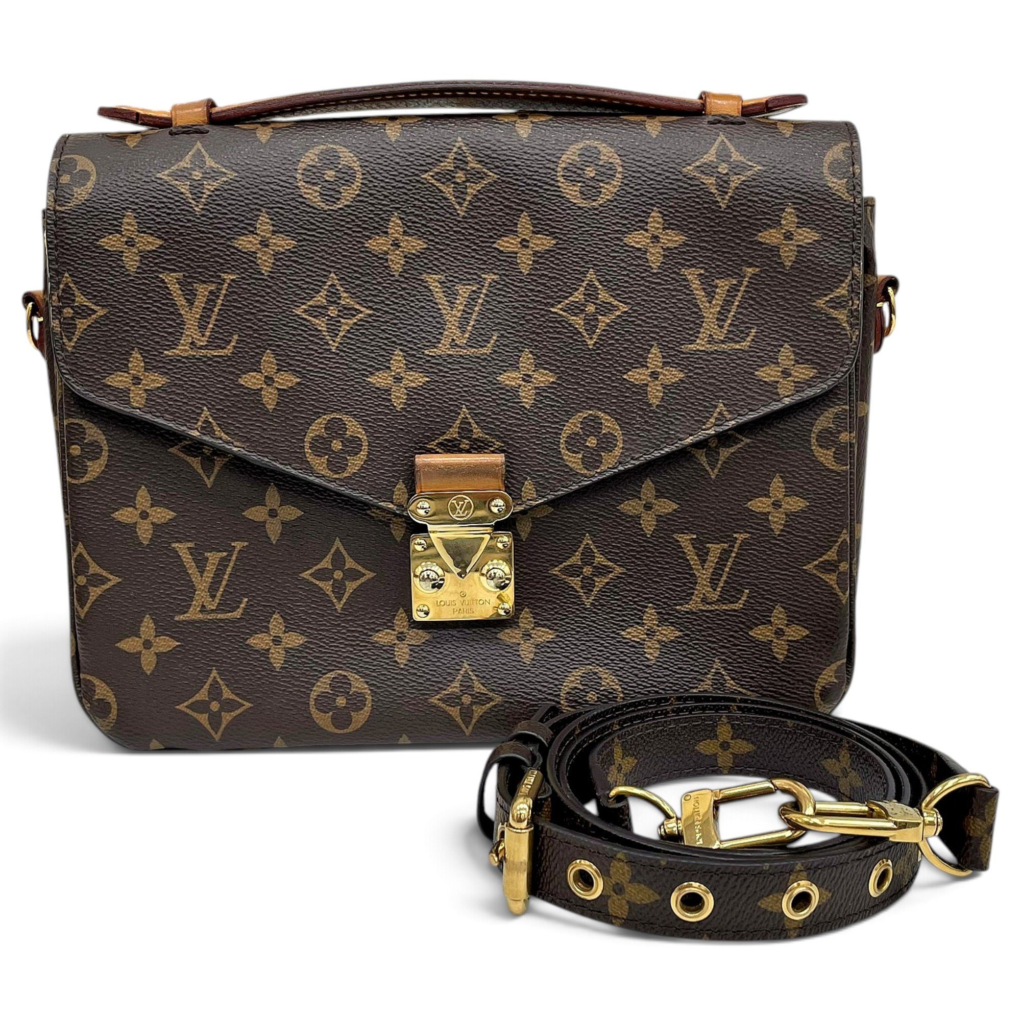 Metis leather handbag